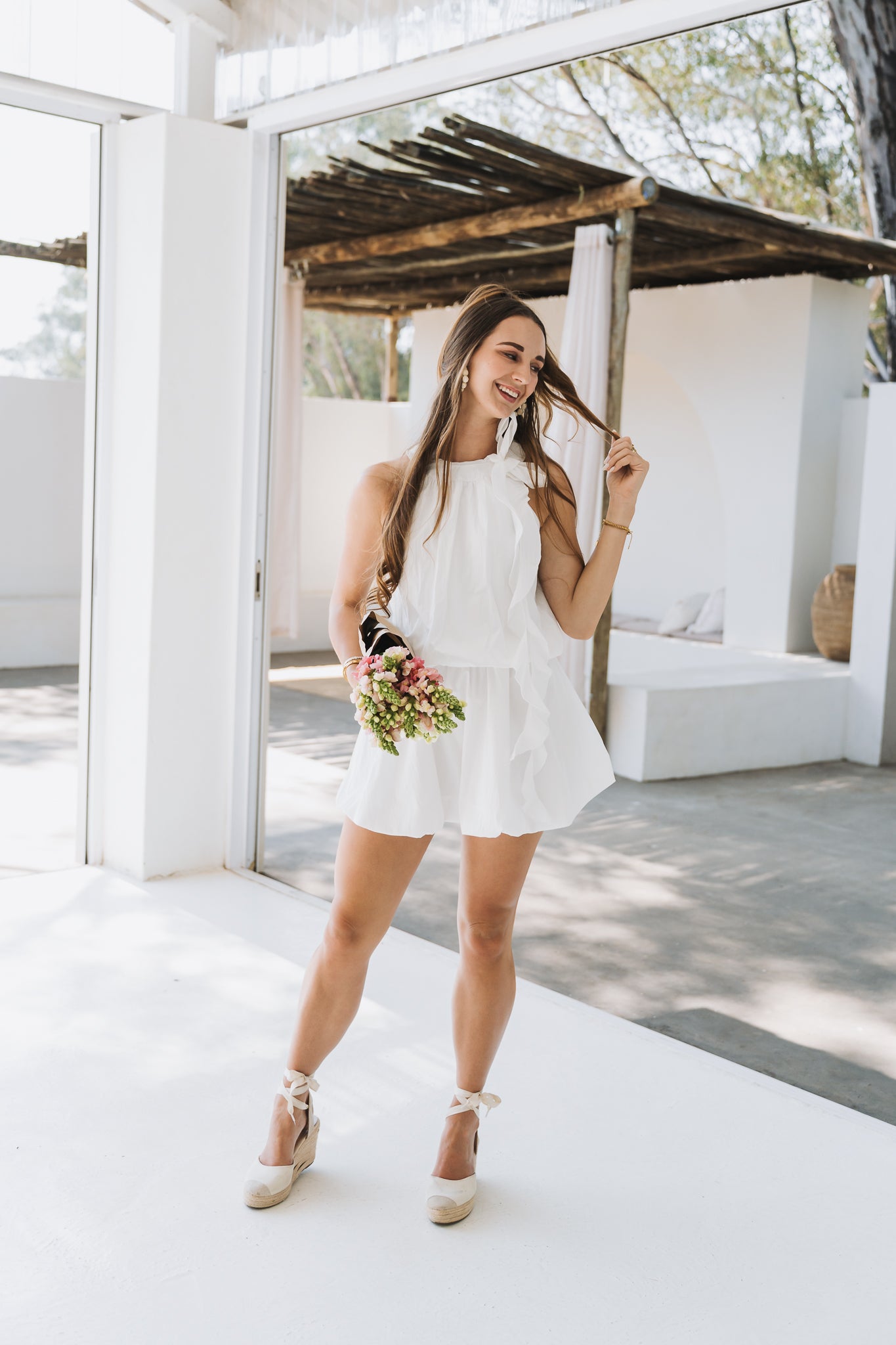 Ziya Dress White