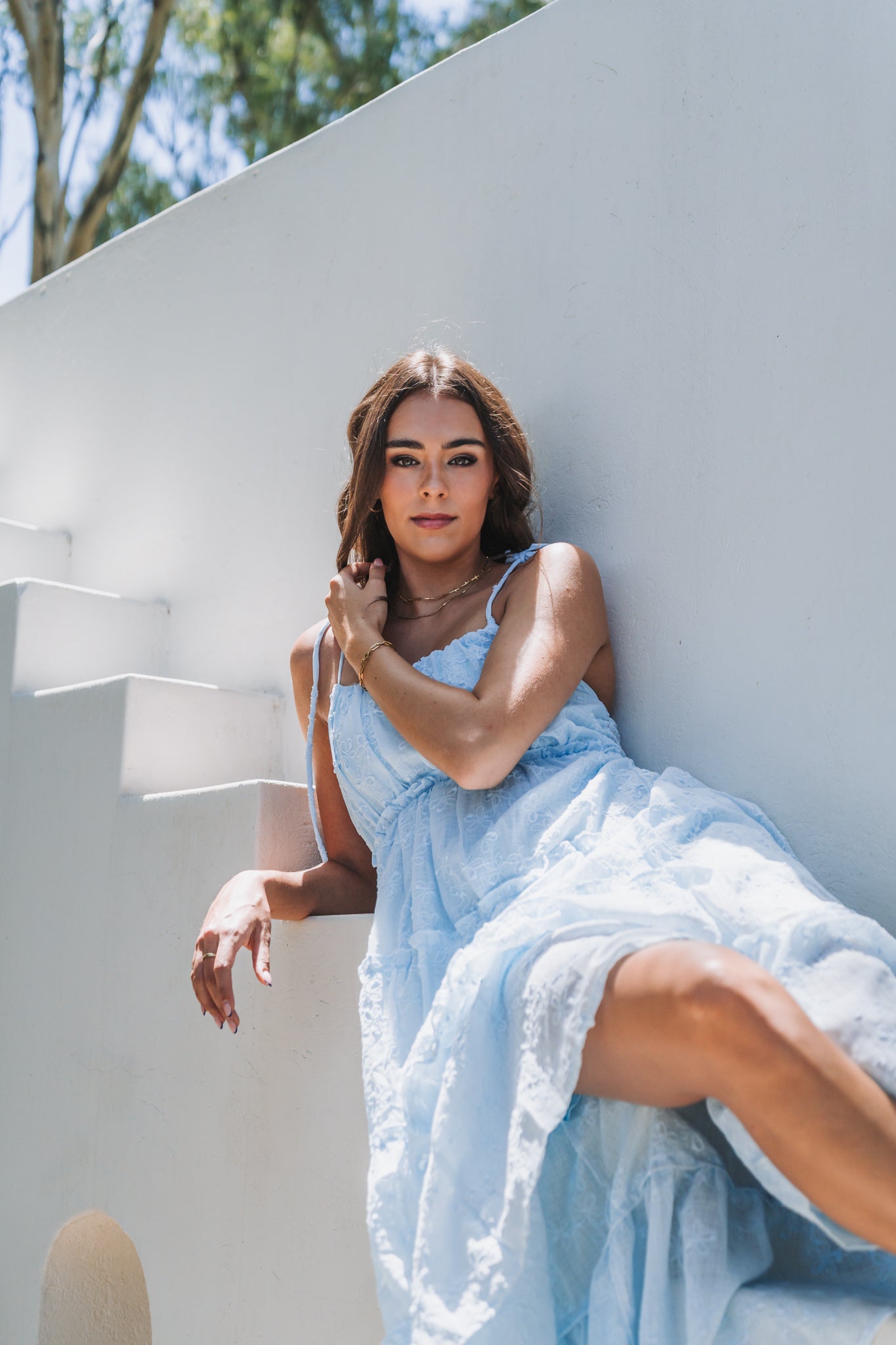 Baby Blue Maxi Dress