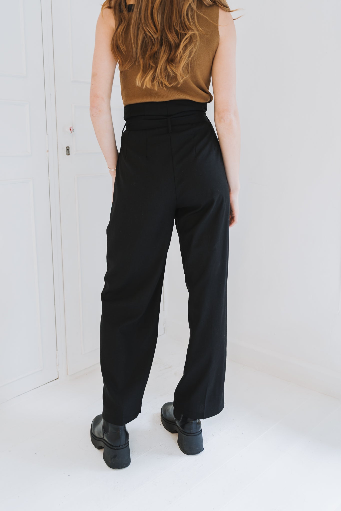 High Rise Trouser Black