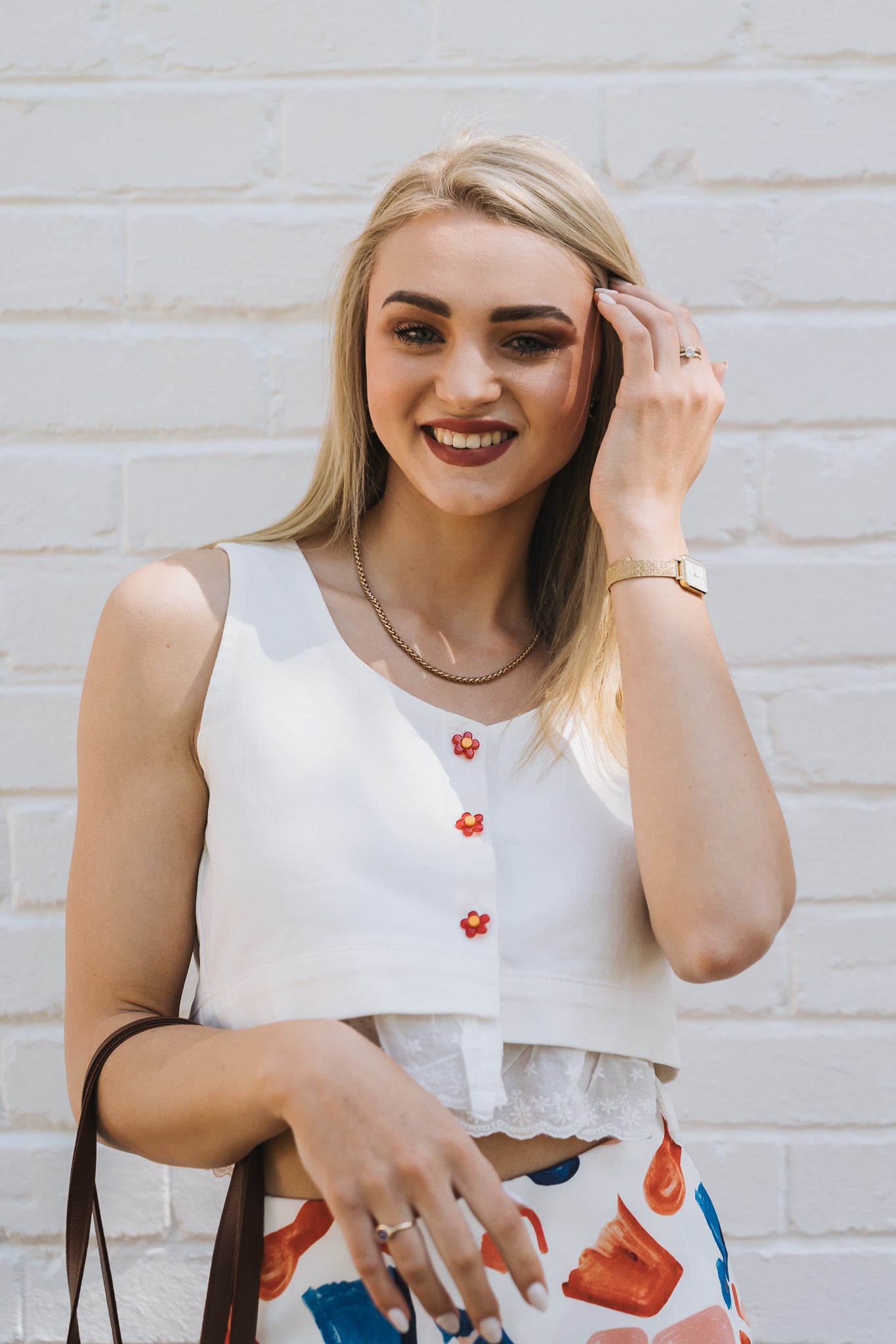 Red Flower Waistcoat