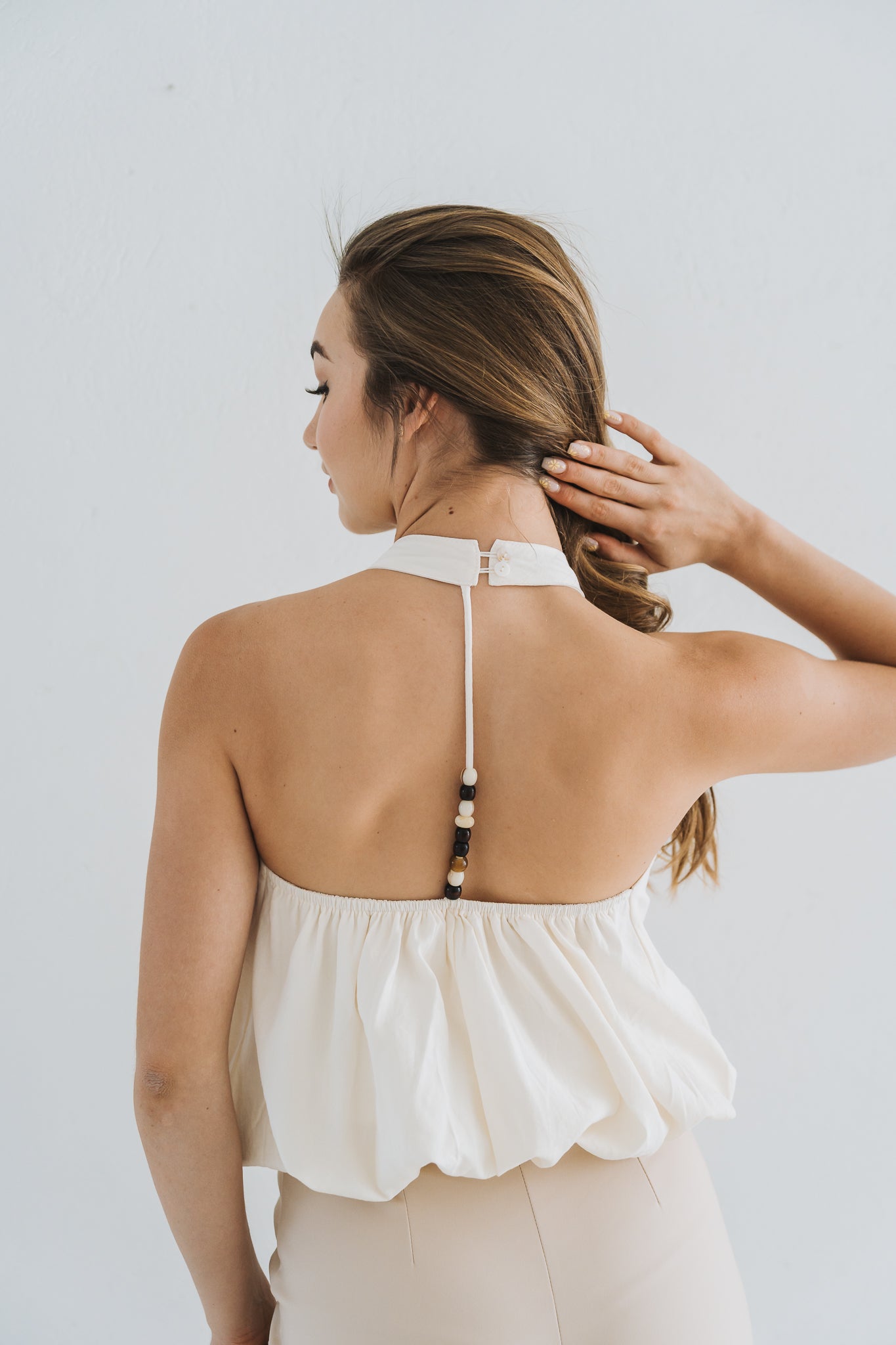 Boho Bead Top Cream
