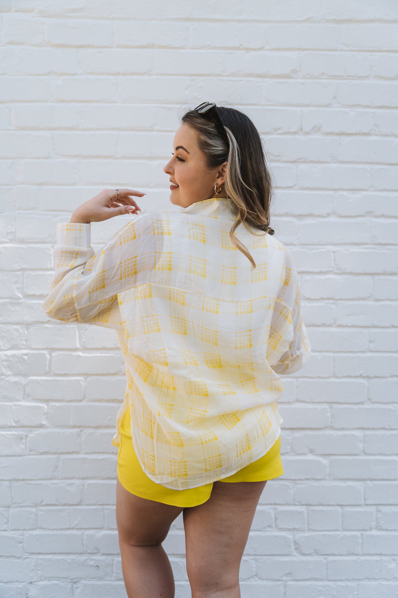 Soft Yellow Blouse