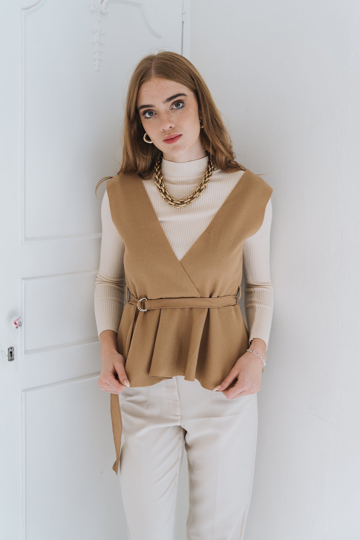Aria Top Caramel