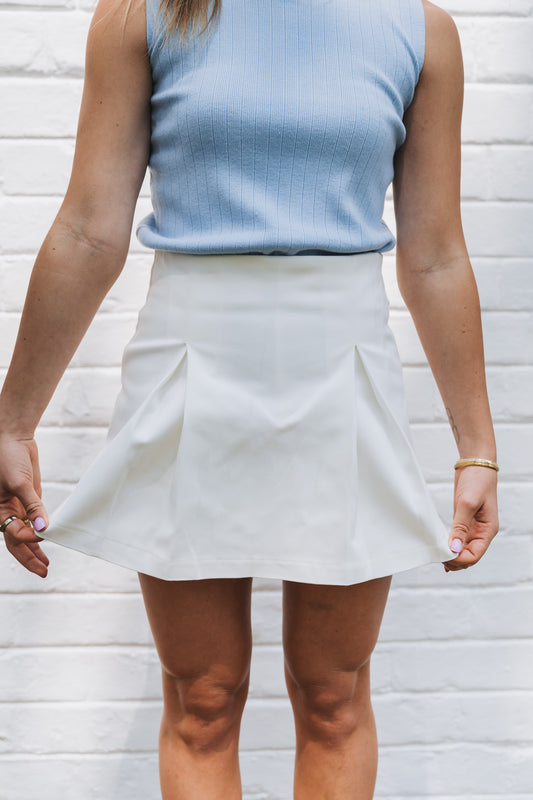 Blaire Skort White
