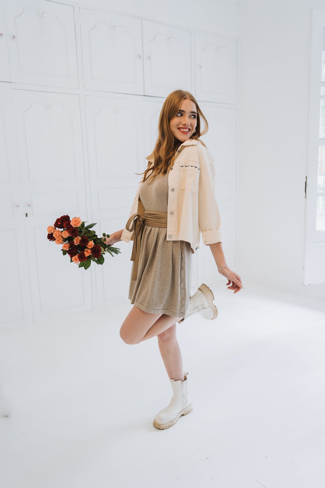 Knit Dress Stone
