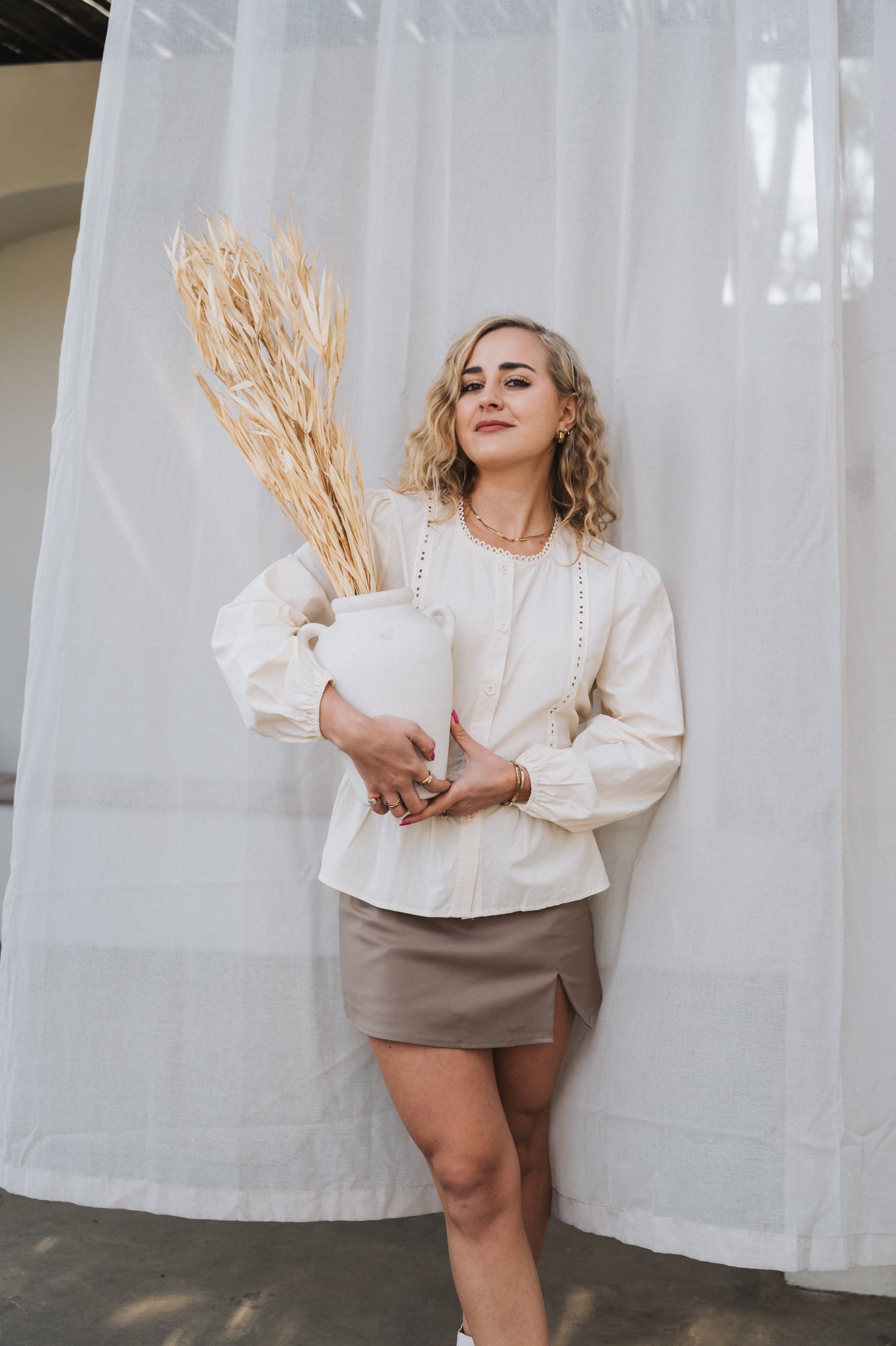 Fairy Blouse Cream | One Size / Fits 30-34