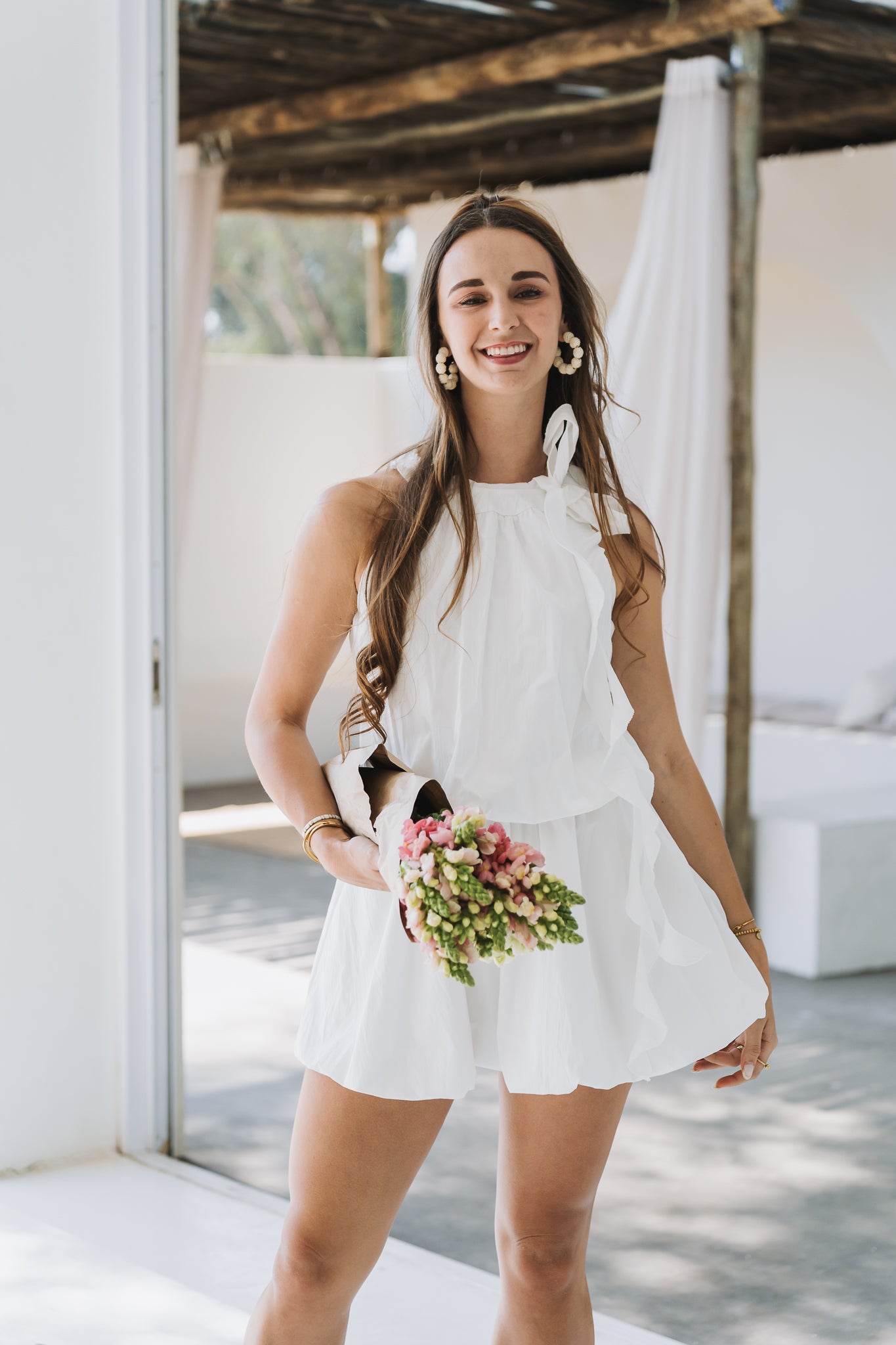 Ziya Dress White