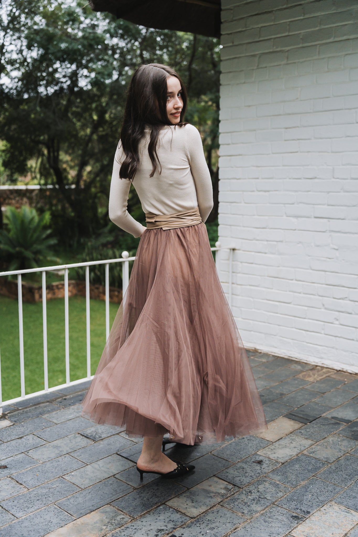 Lia Ballerina Skirt Brown