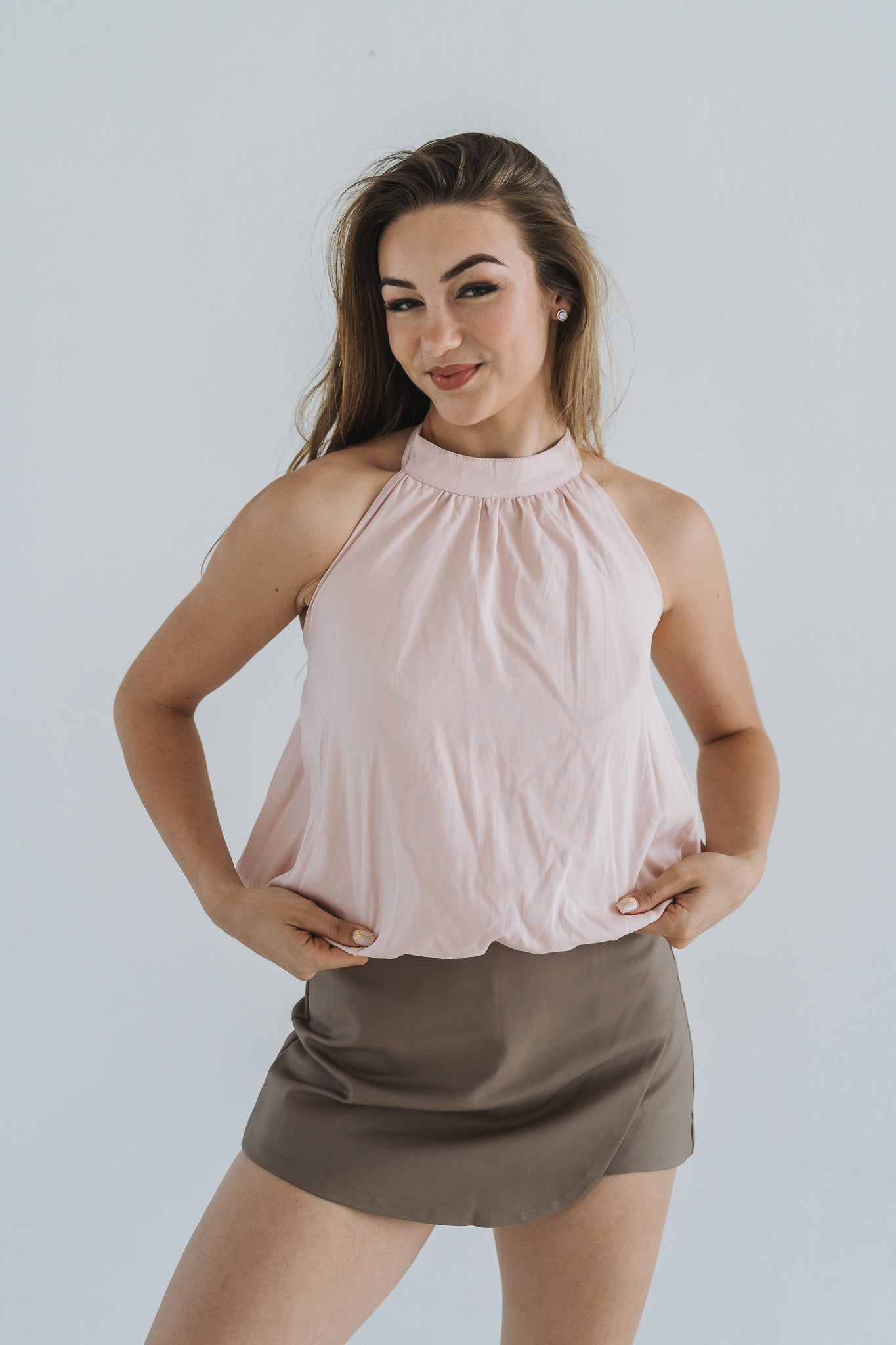 Boho Bead Top Pink