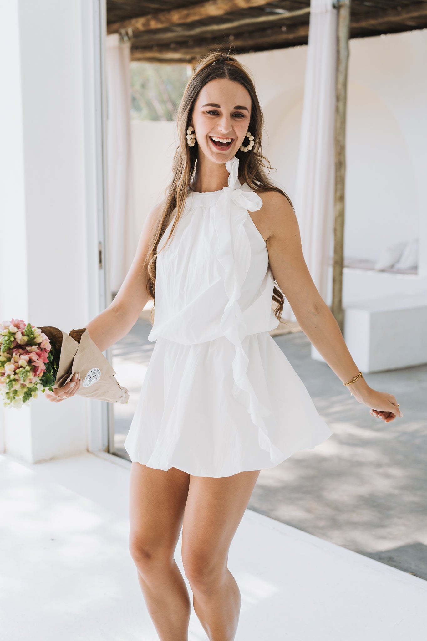 Ziya Dress White