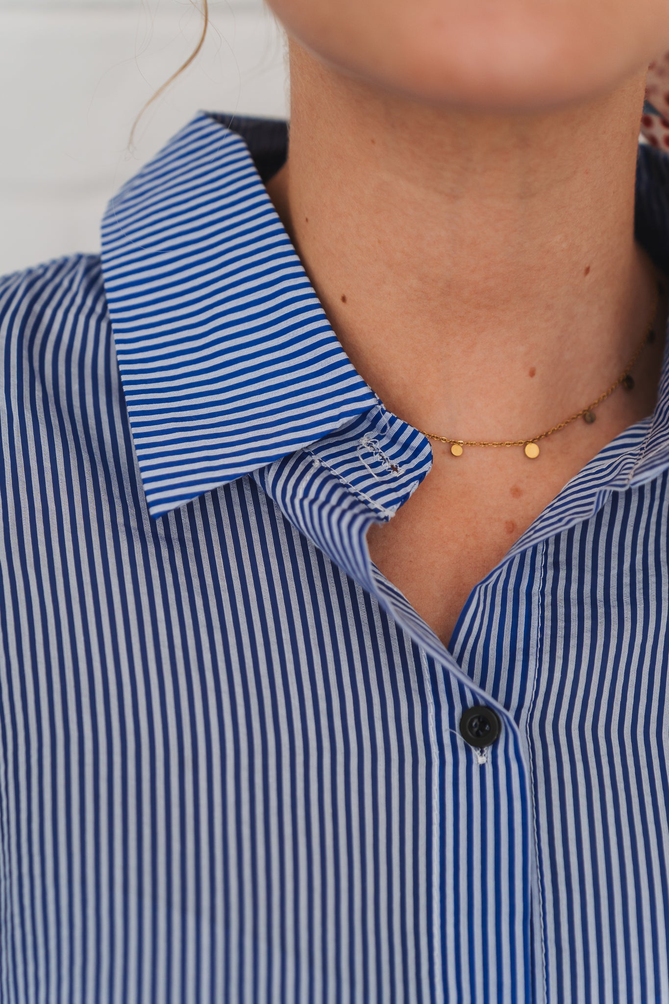 Santorini Blouse Blue