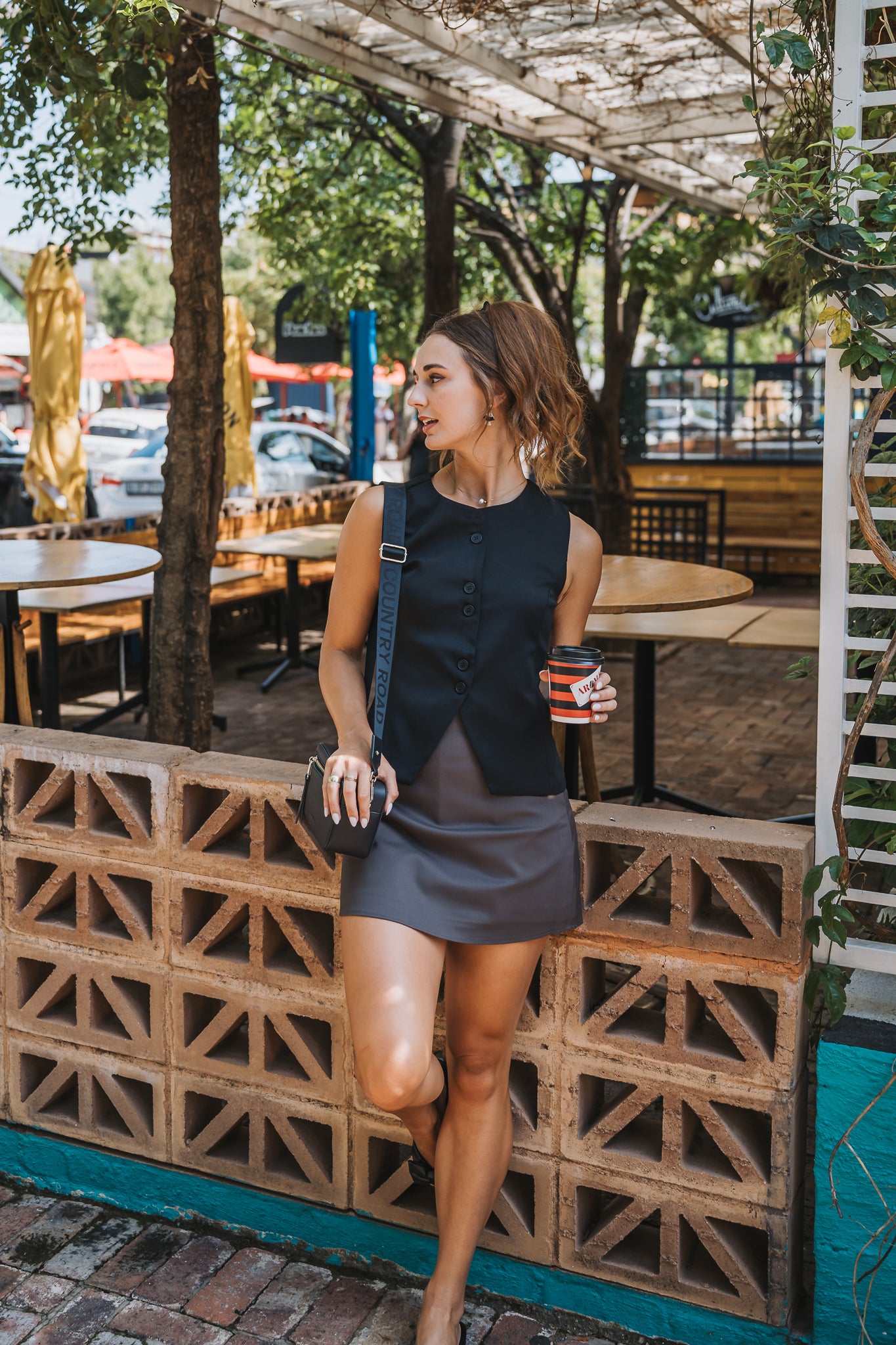 Lola Skort Charcoal