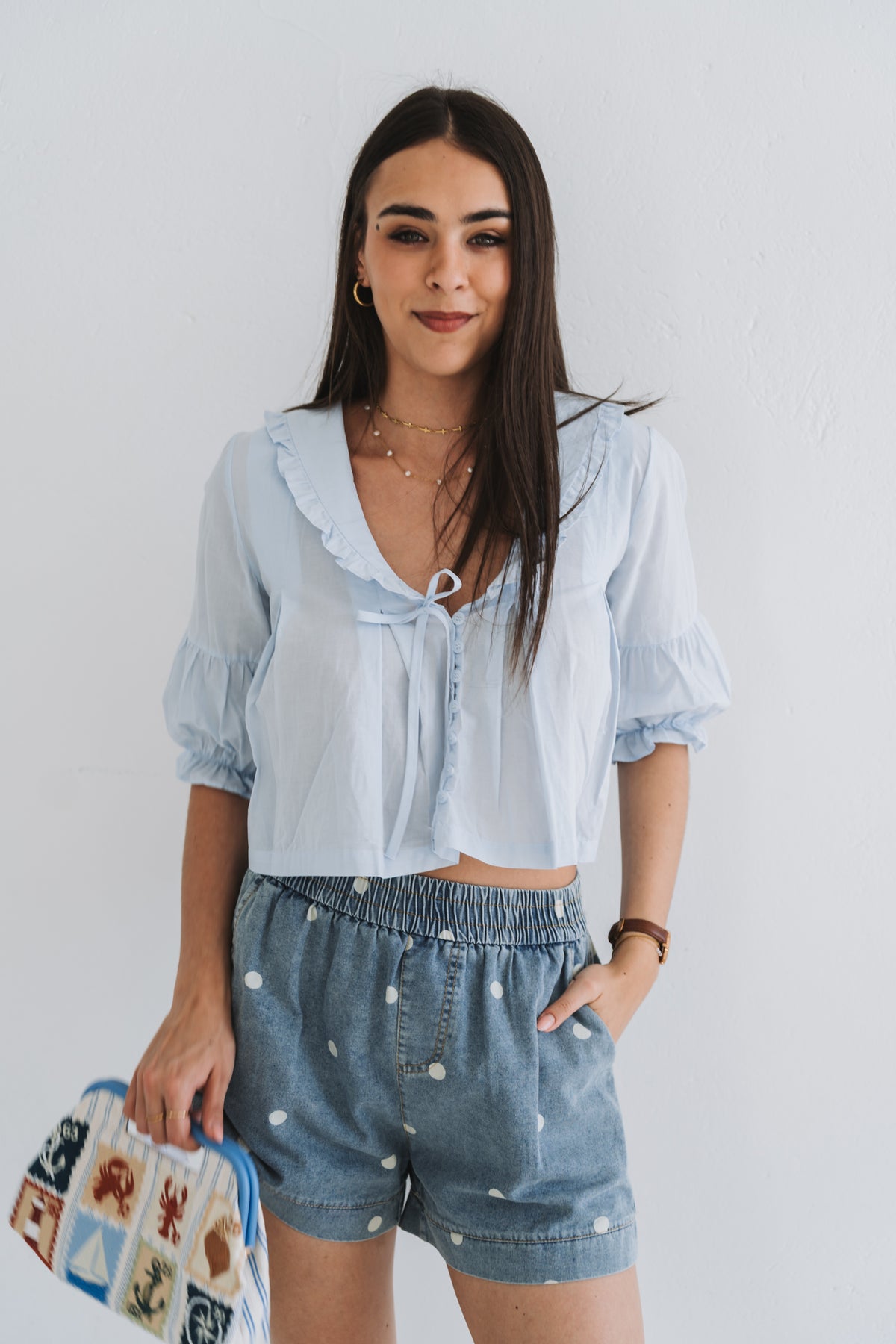 Tammy Top Blue | One Size / Fits 30-34