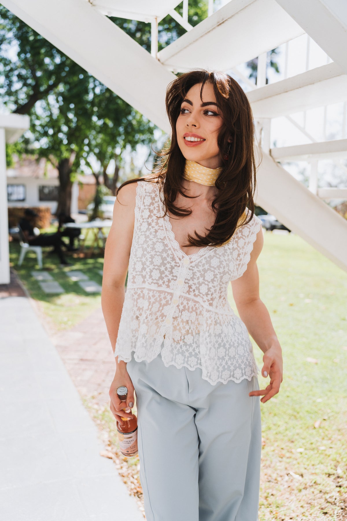 Mel Top White| One Size/ Fits 30-34