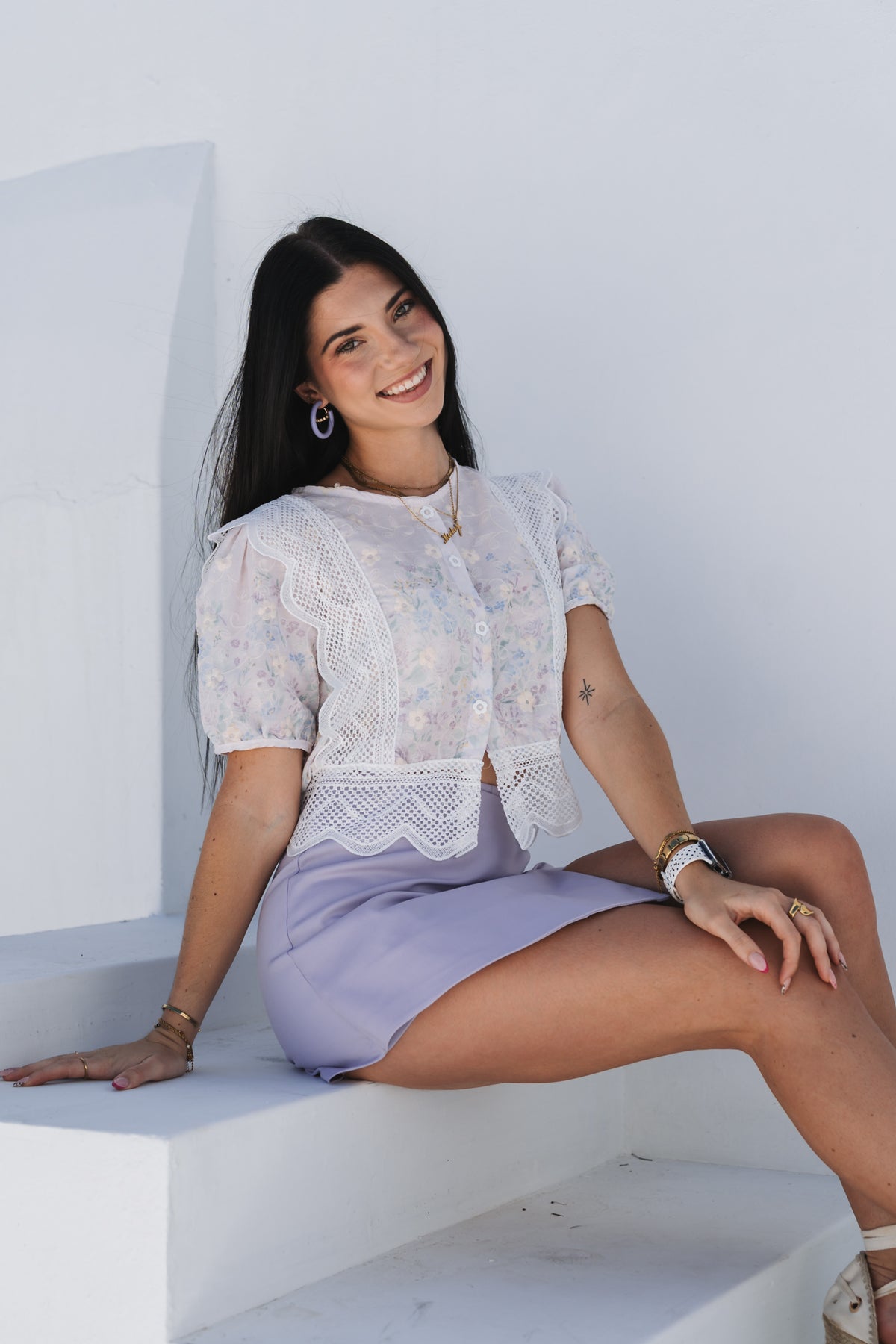 Tanya Lace Lilac | One Size / Fits 30-34