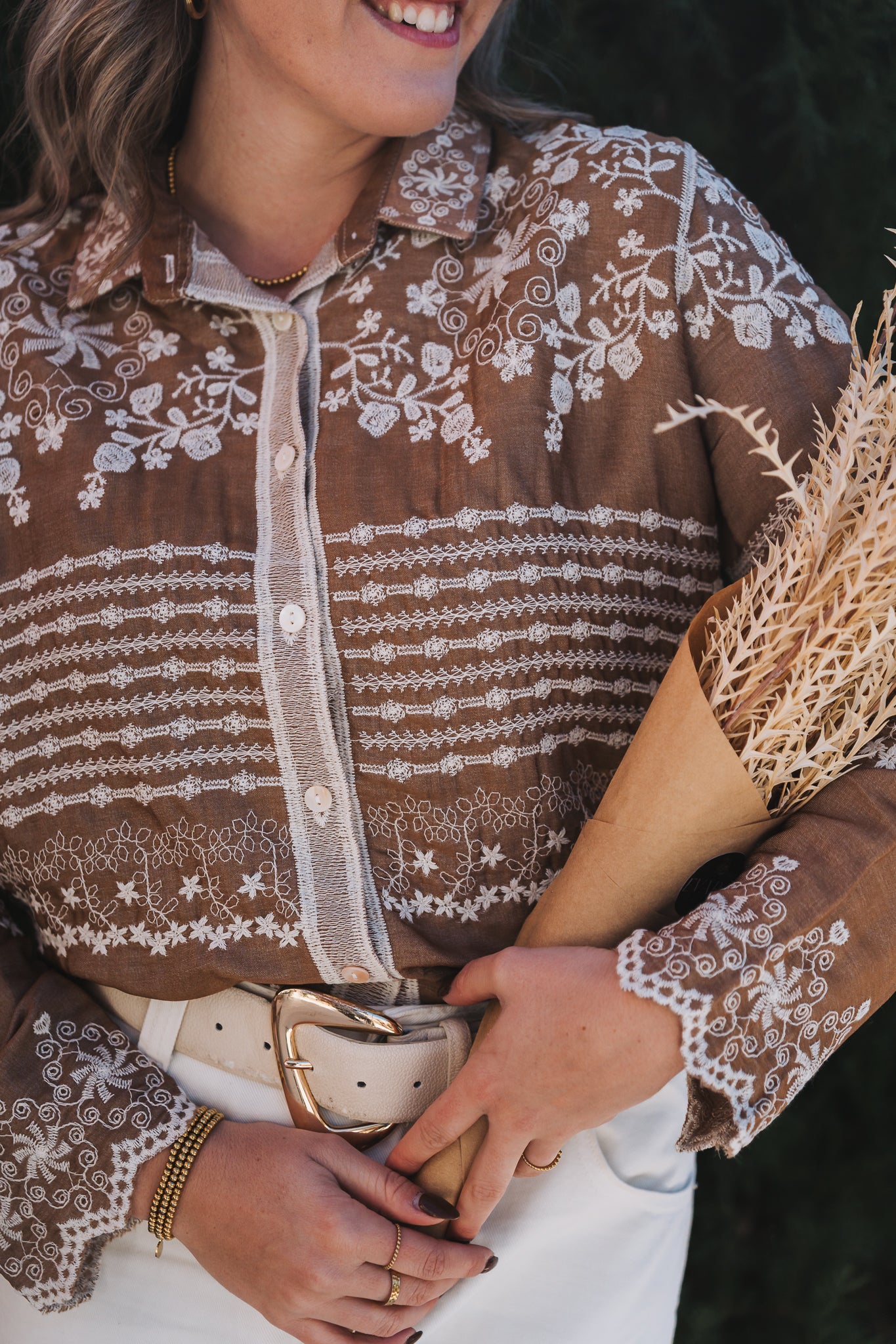 Abigail Blouse Rust