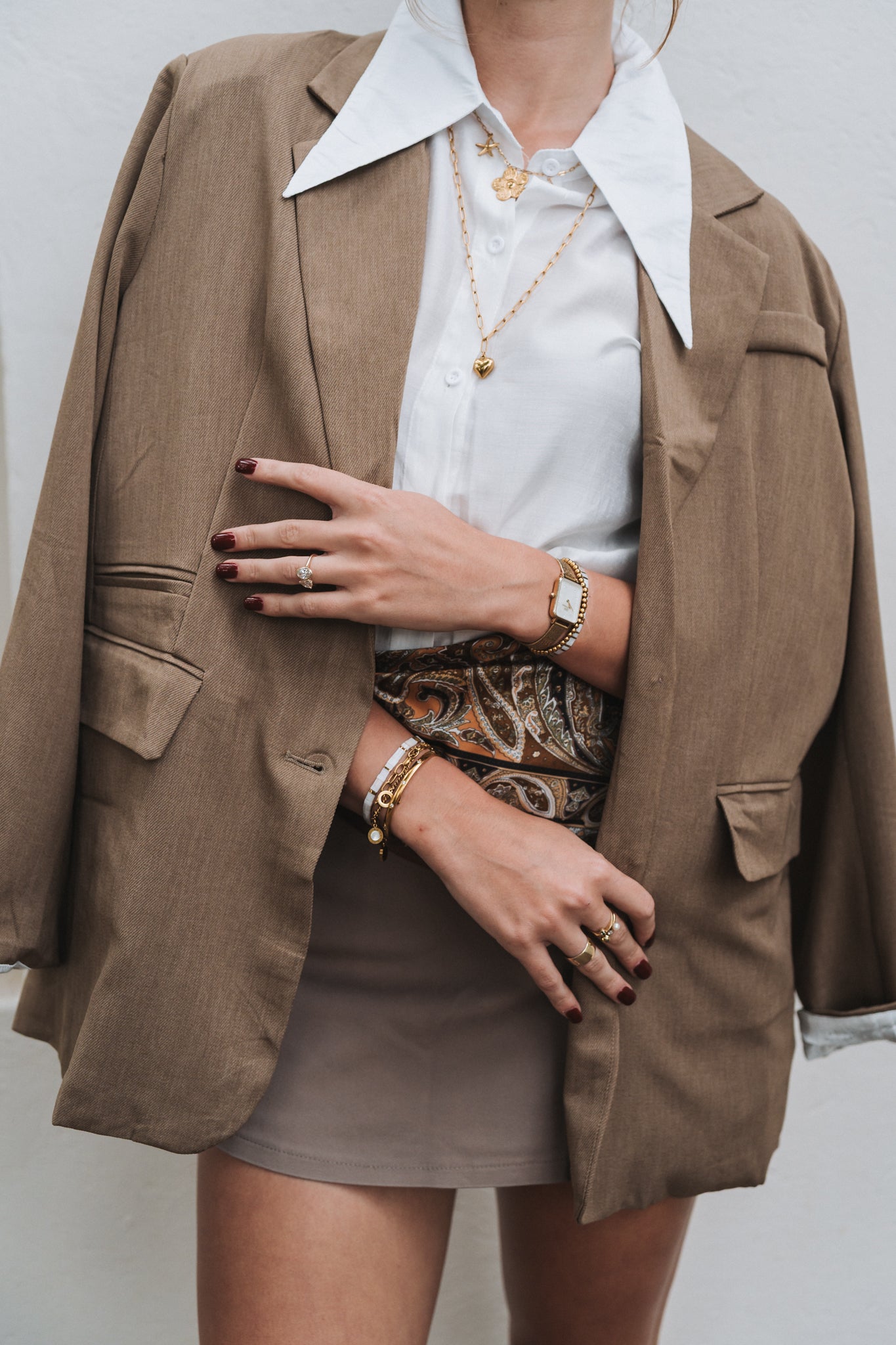 Shoni Blazer Stone