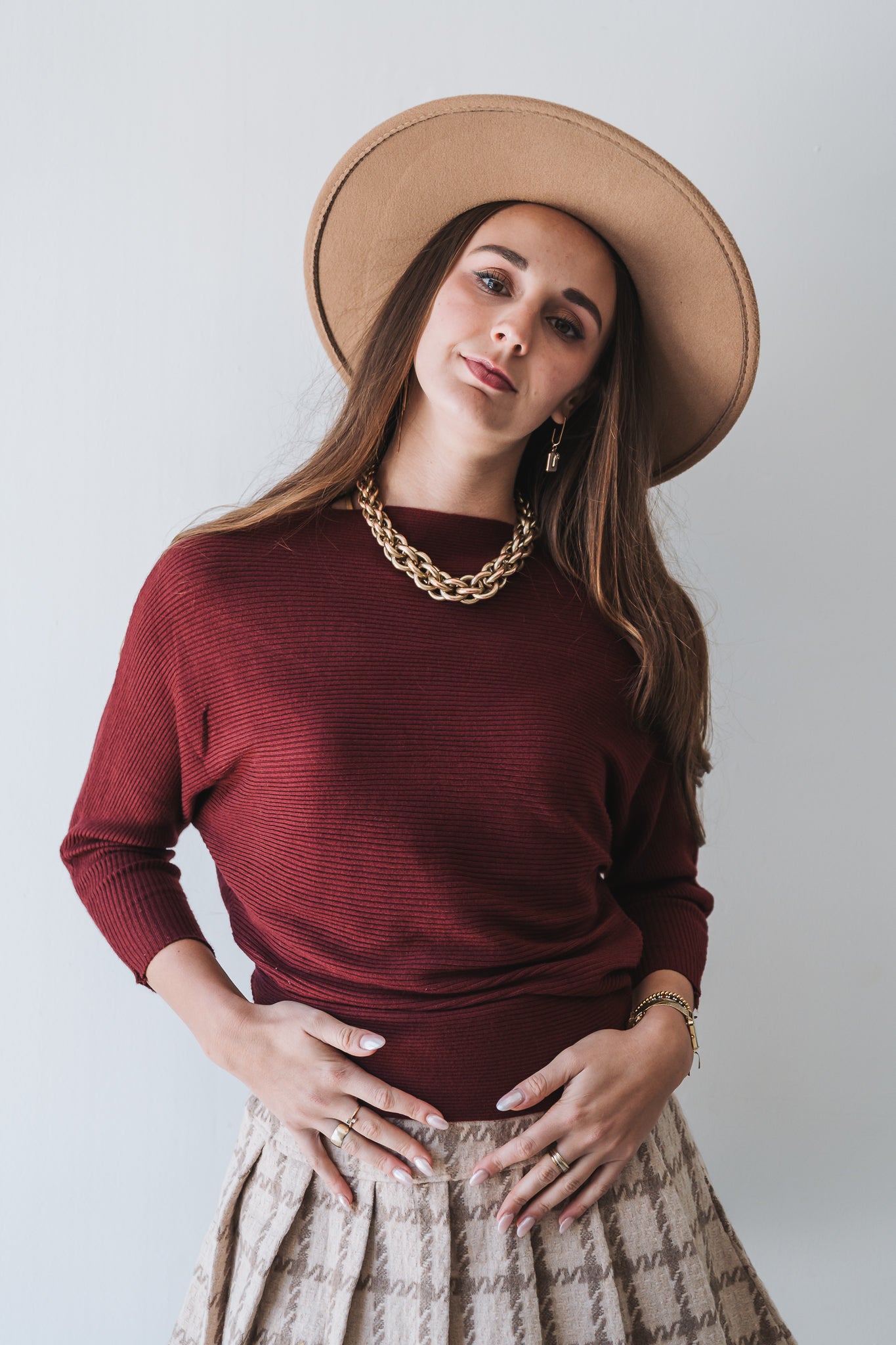 Maddy Jersey Burgundy