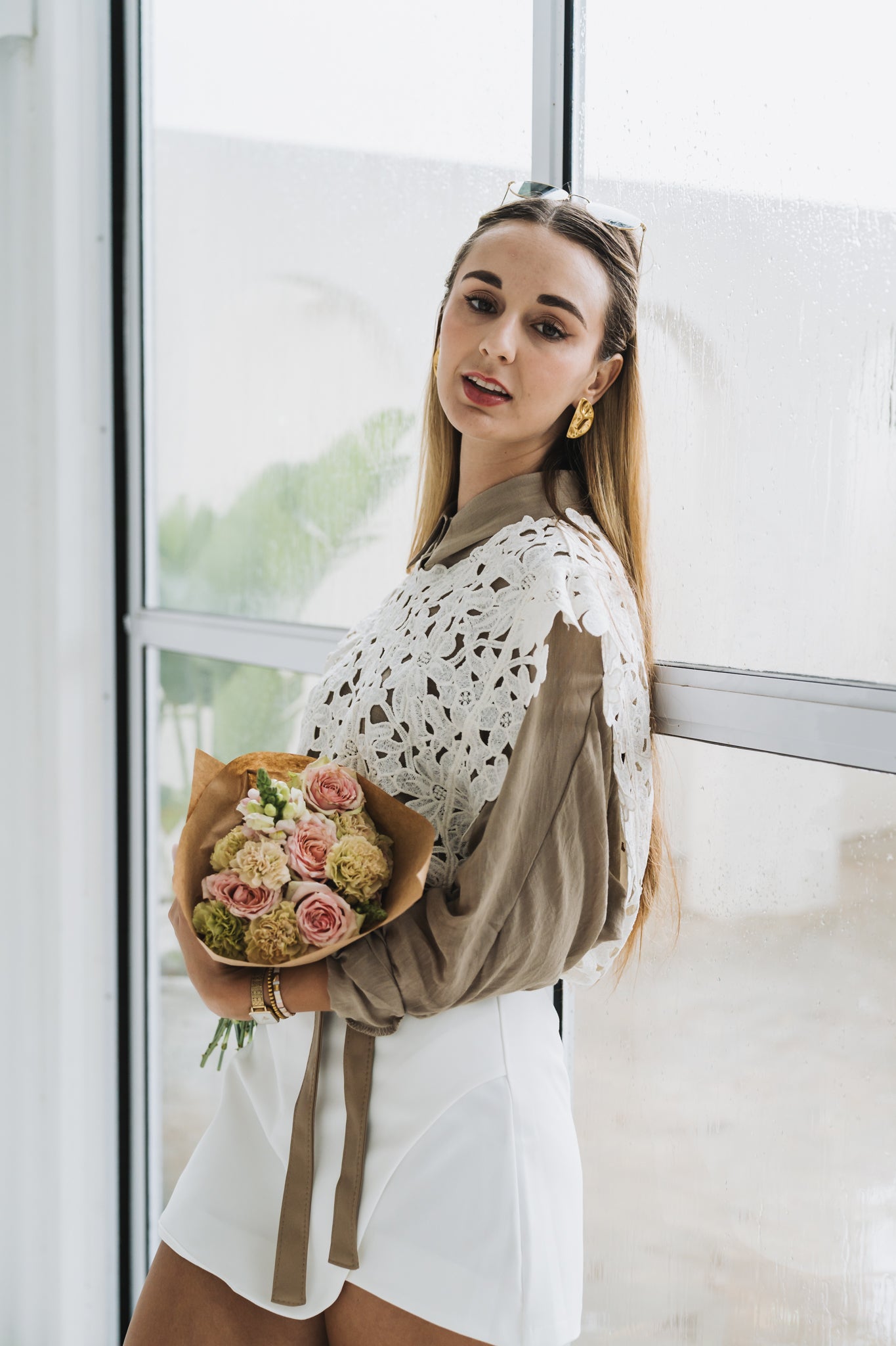 Lacey Over Cream | One Size / Fits 30-34