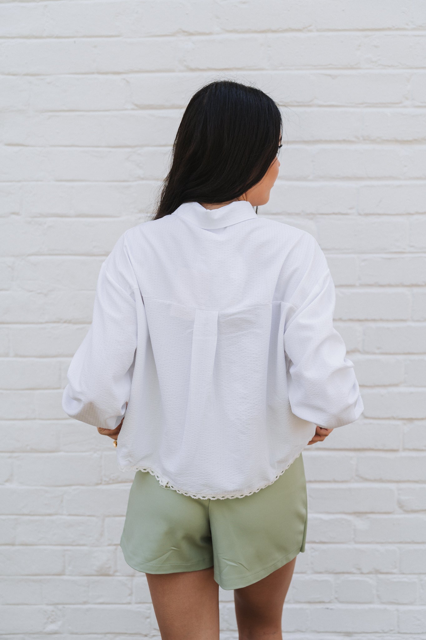 Britney Blouse White | One Size / Fits 30-34