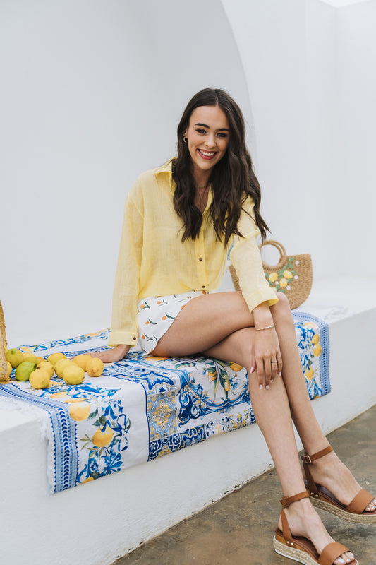 Beach Blouse Yellow