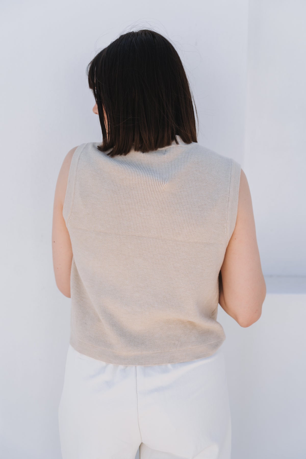 Mona Waistcoat Stone | One Size / Fits 30-34