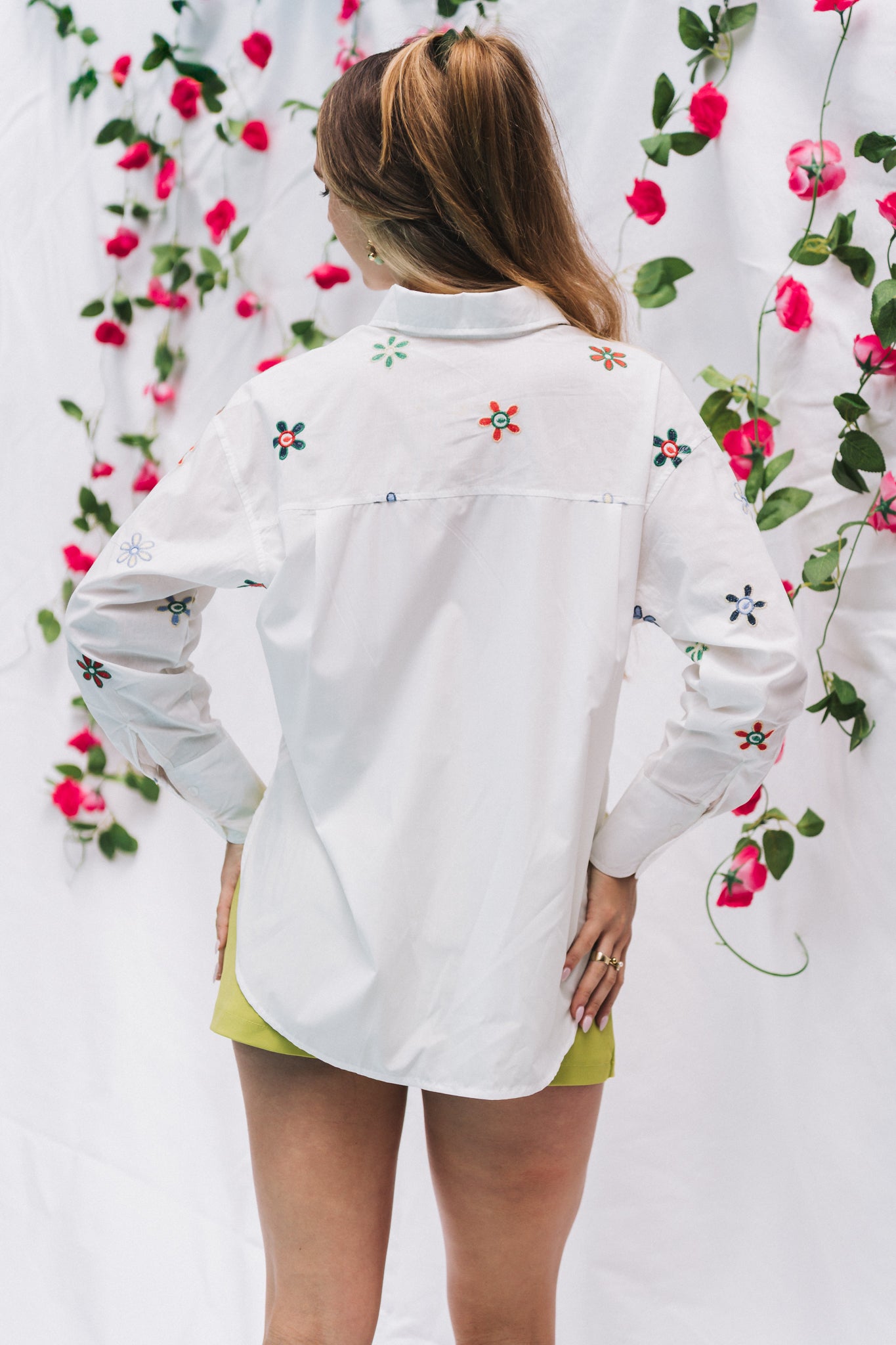 Floral Embro Blouse