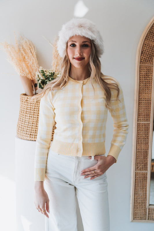 Picnic Cardi Yellow