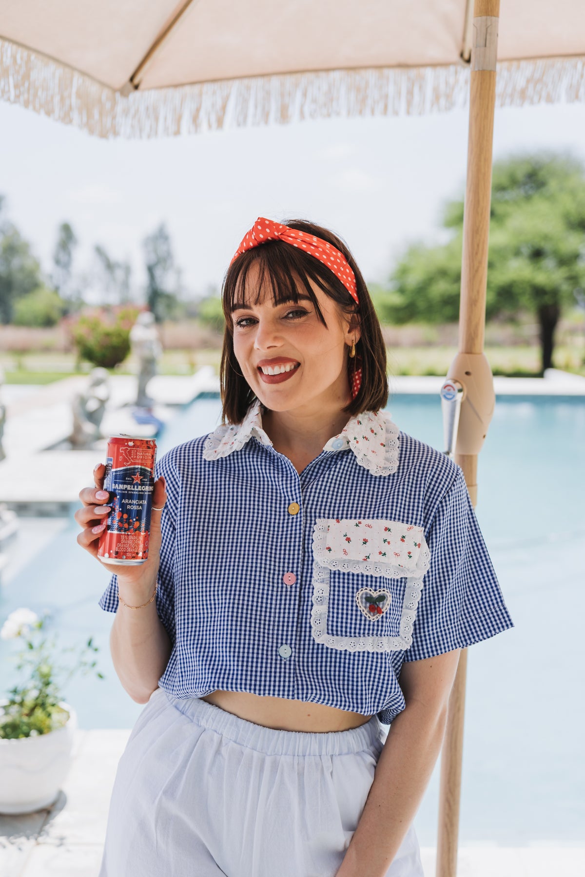 Picnic Top Royal Blue | One Size / Fits 30-34