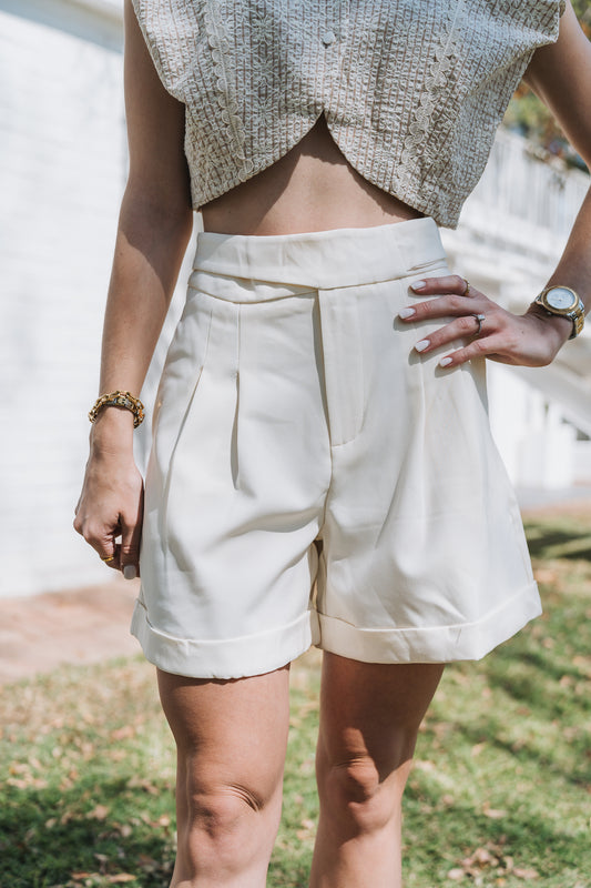 Cream Short