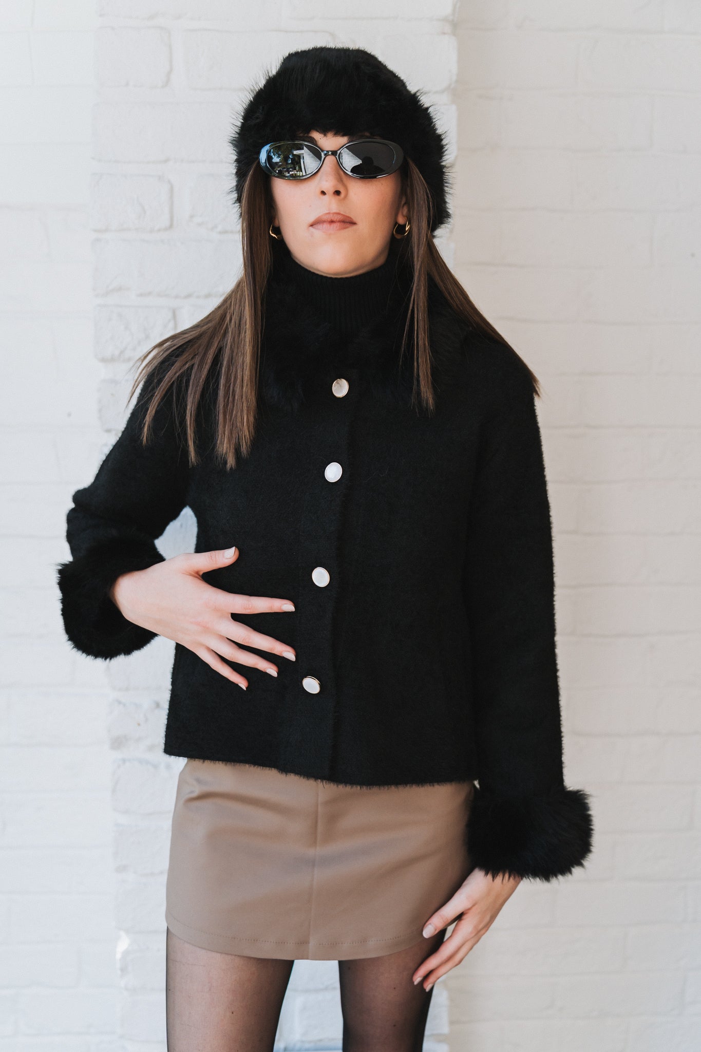 Leah Jacket Black | One Size / 30-34