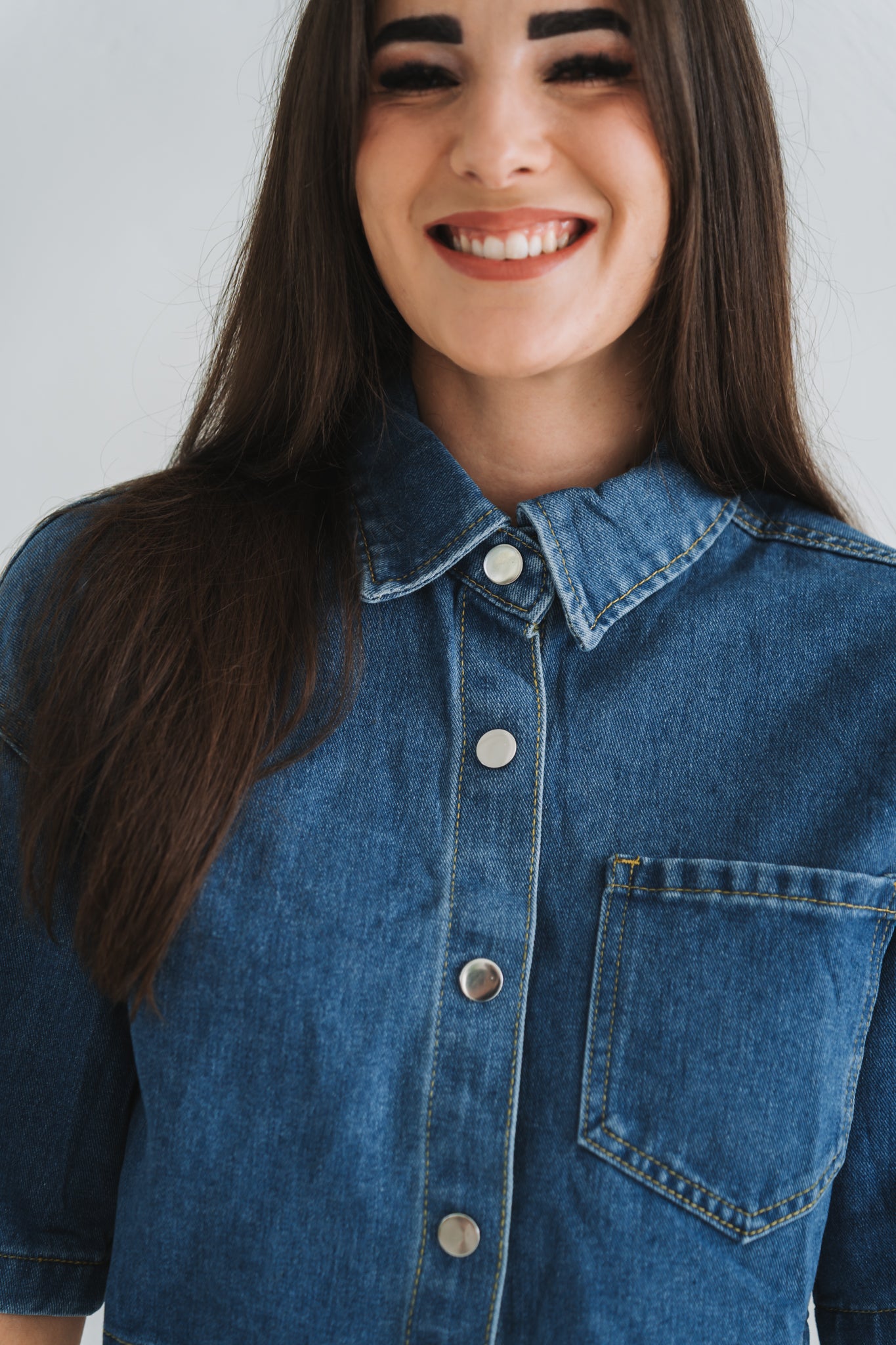 Denim Top | Available in Sizes S-XL