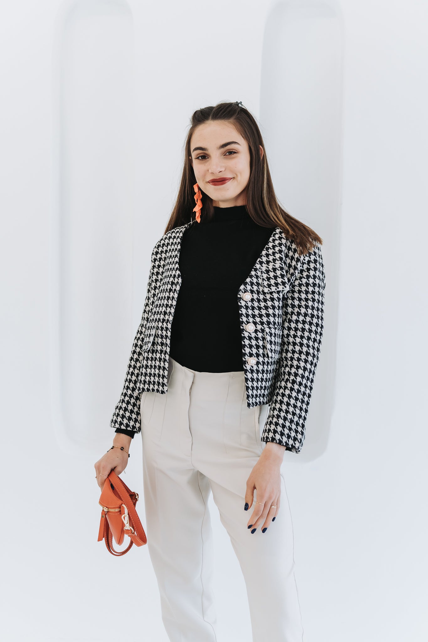 Houndstooth Blazer