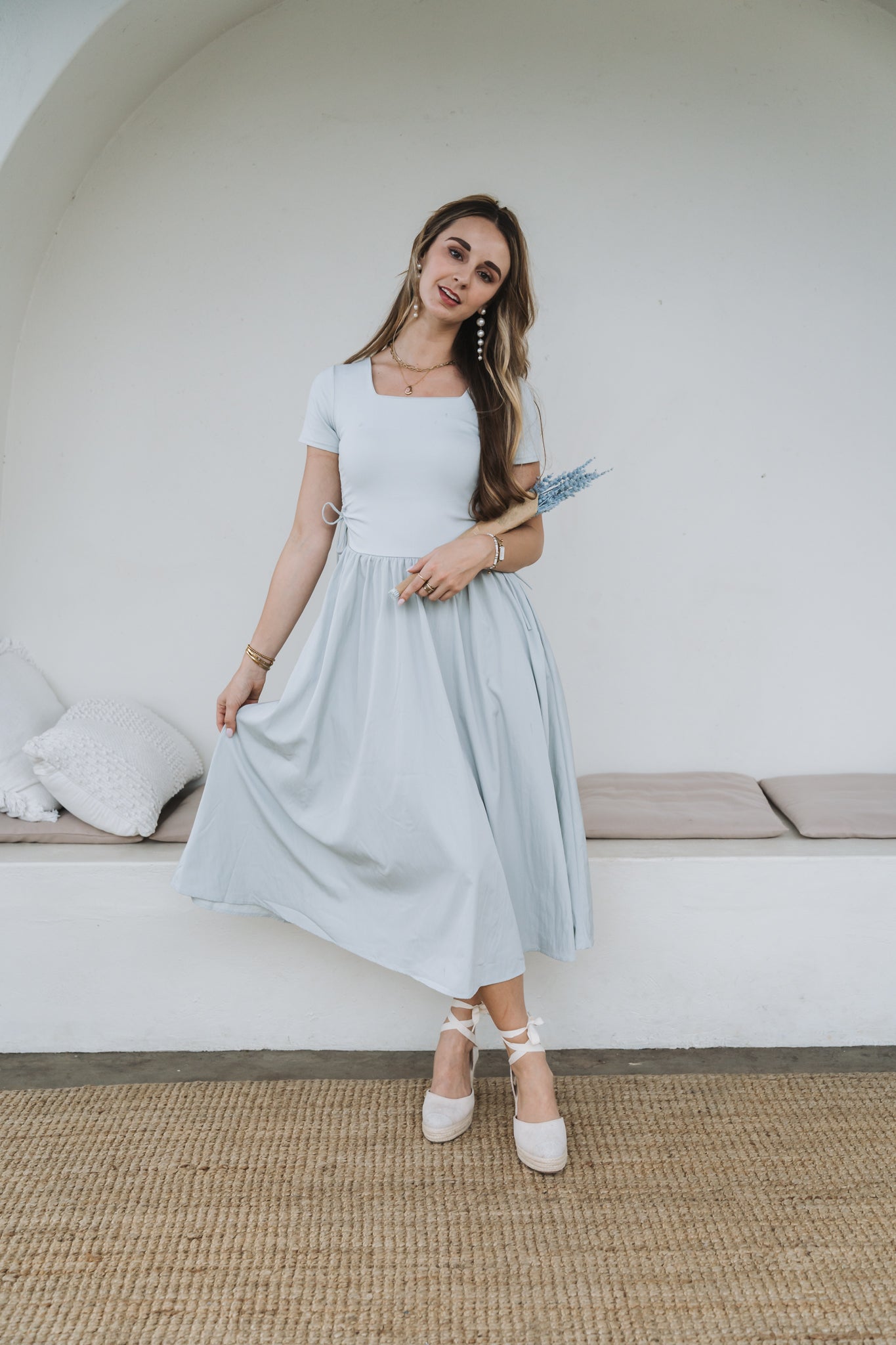 Soft Blue Dress
