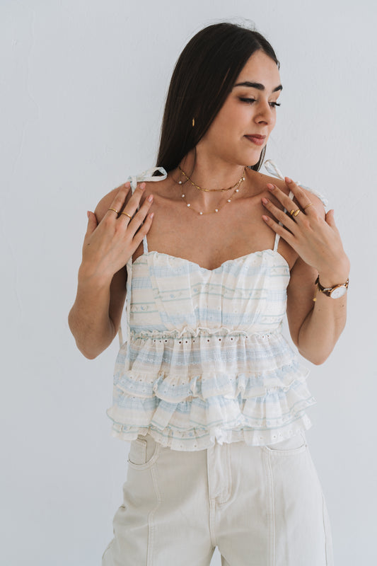 Ami Top Blue | One Size / Fits 30-34