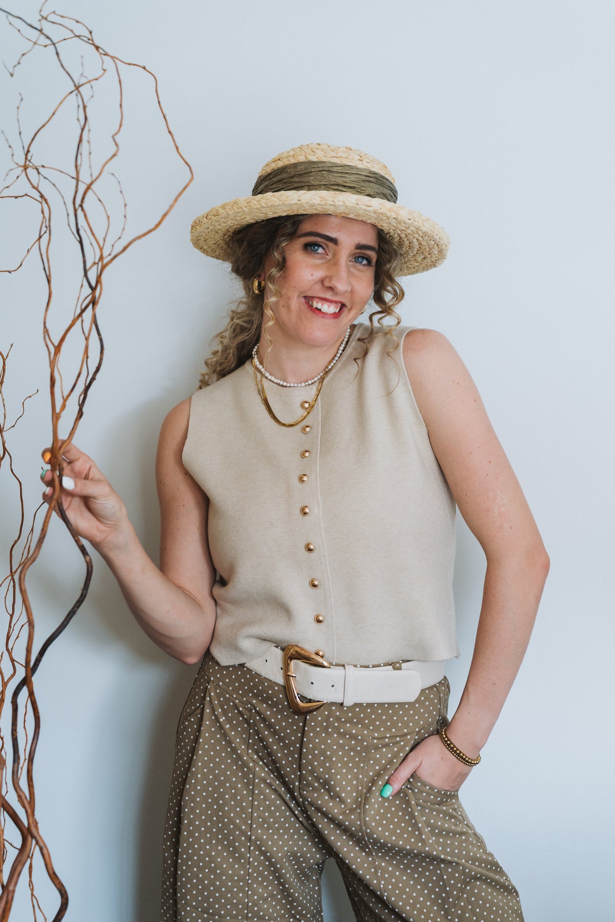 Classic Waistcoat Stone | One Size / Fits 30-34