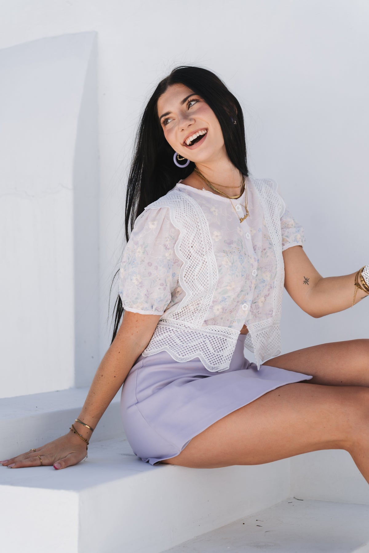 Tanya Lace Lilac | One Size / Fits 30-34