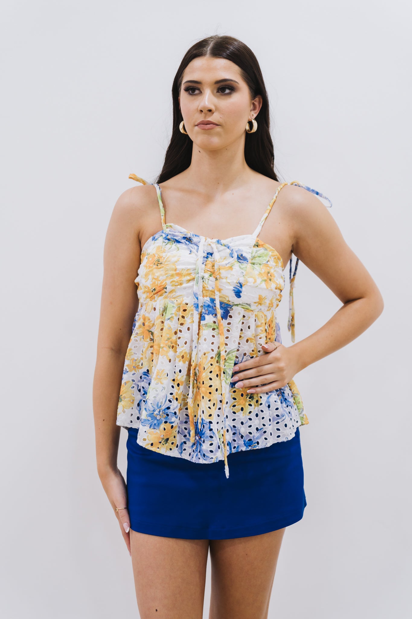 Anglaise Top Blue