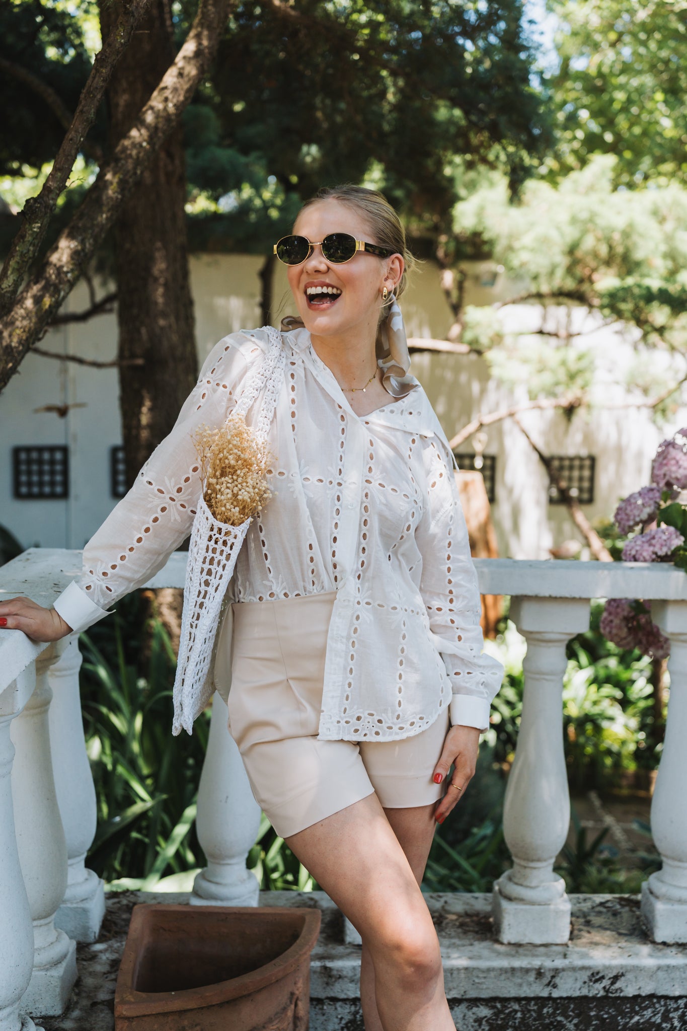 Anglaise Blouse White