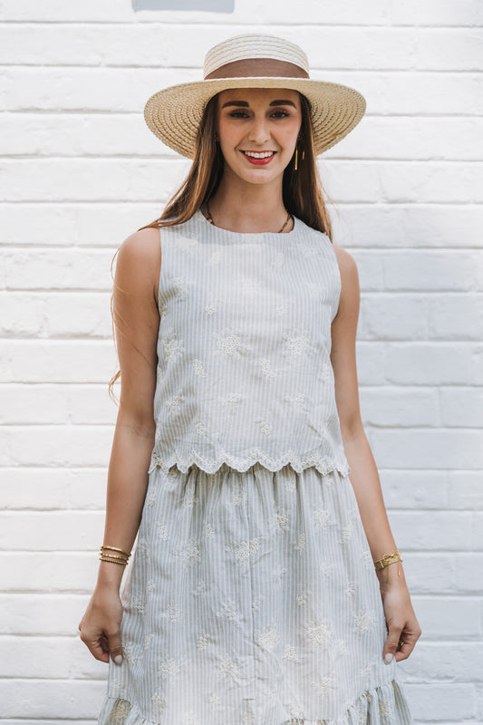Lilly Set Top Grey