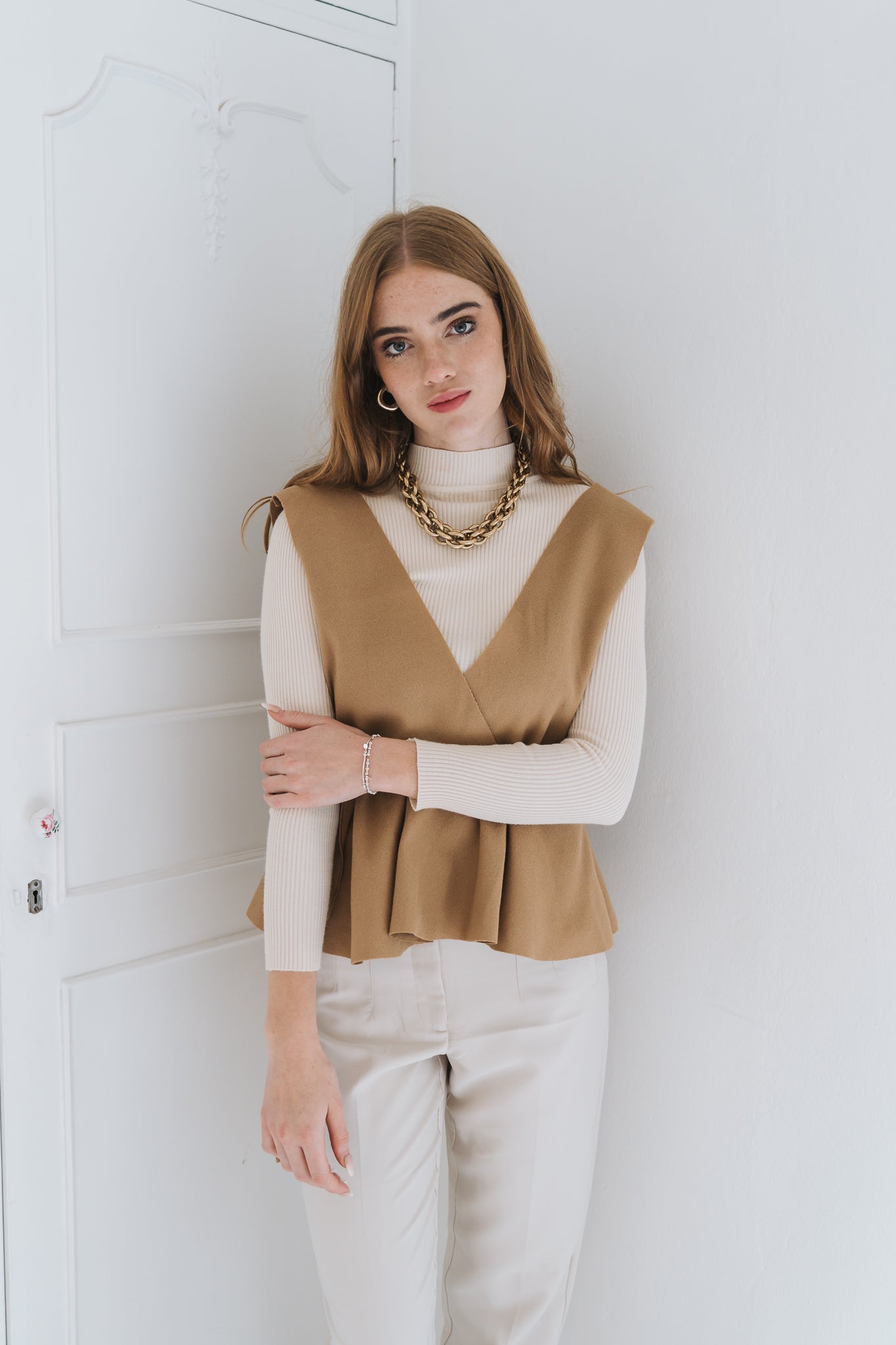 Aria Top Caramel