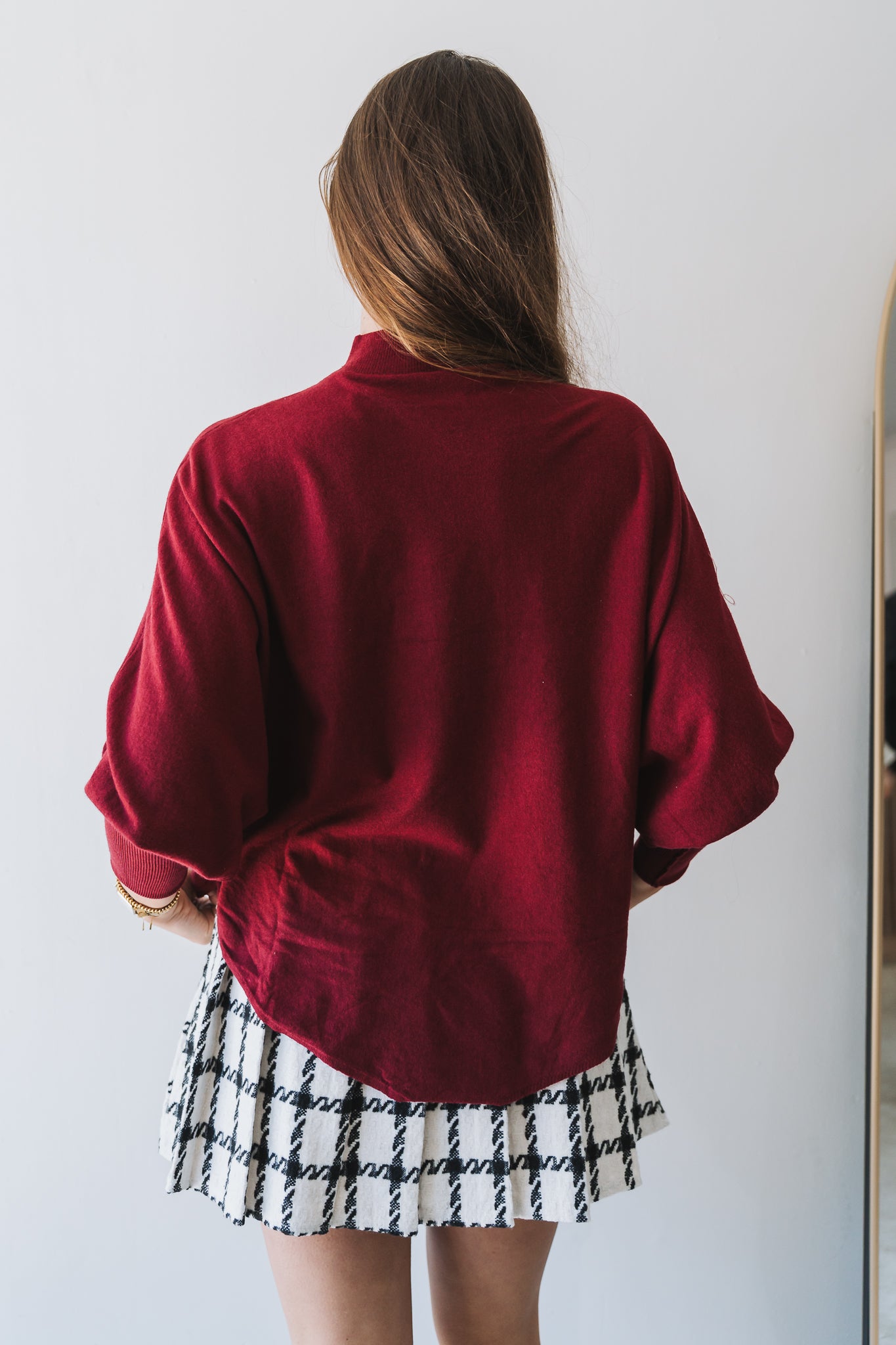 Batwing Jersey Burgundy