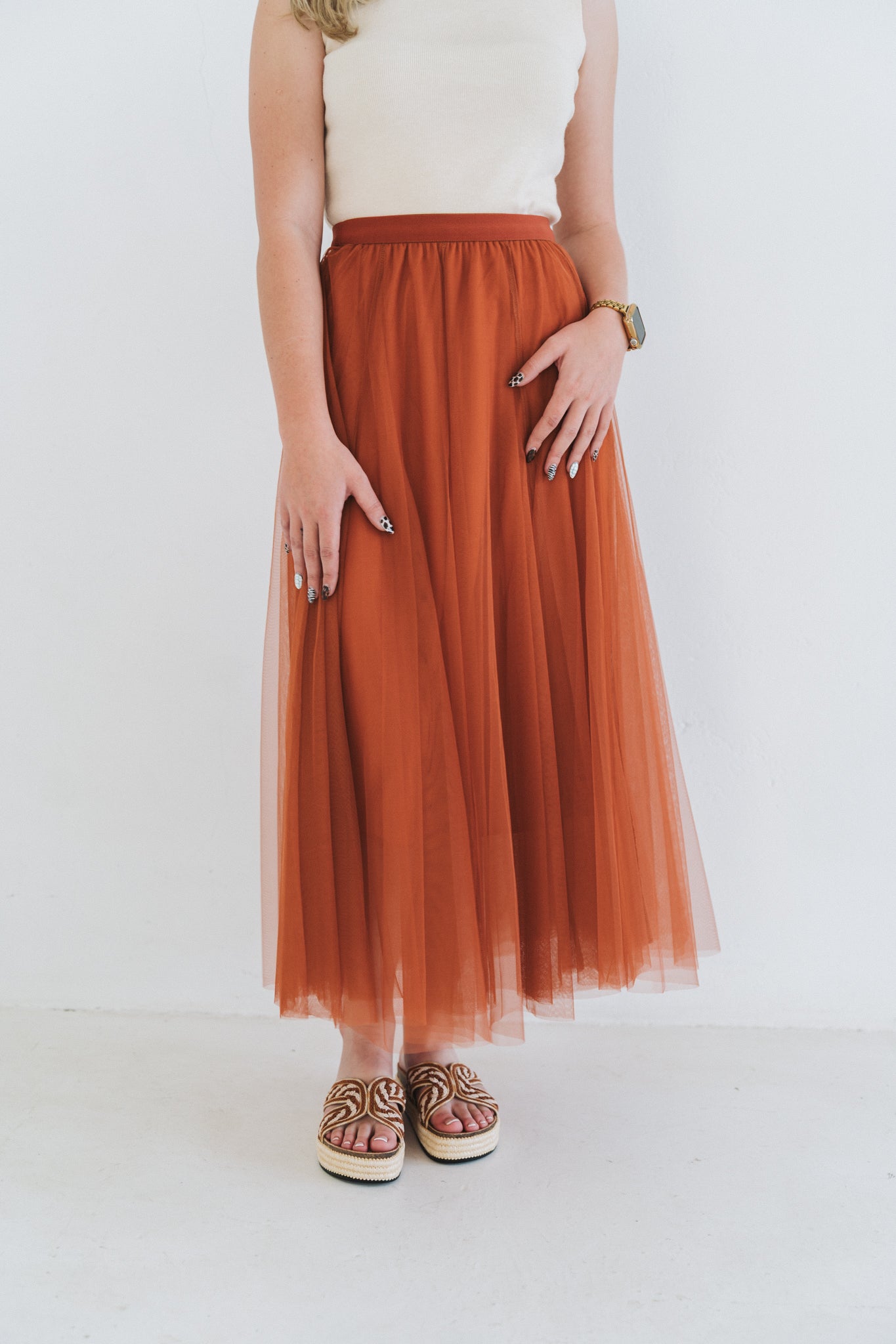 Ballerina Skirt Rust | One Size / Fits 30-36