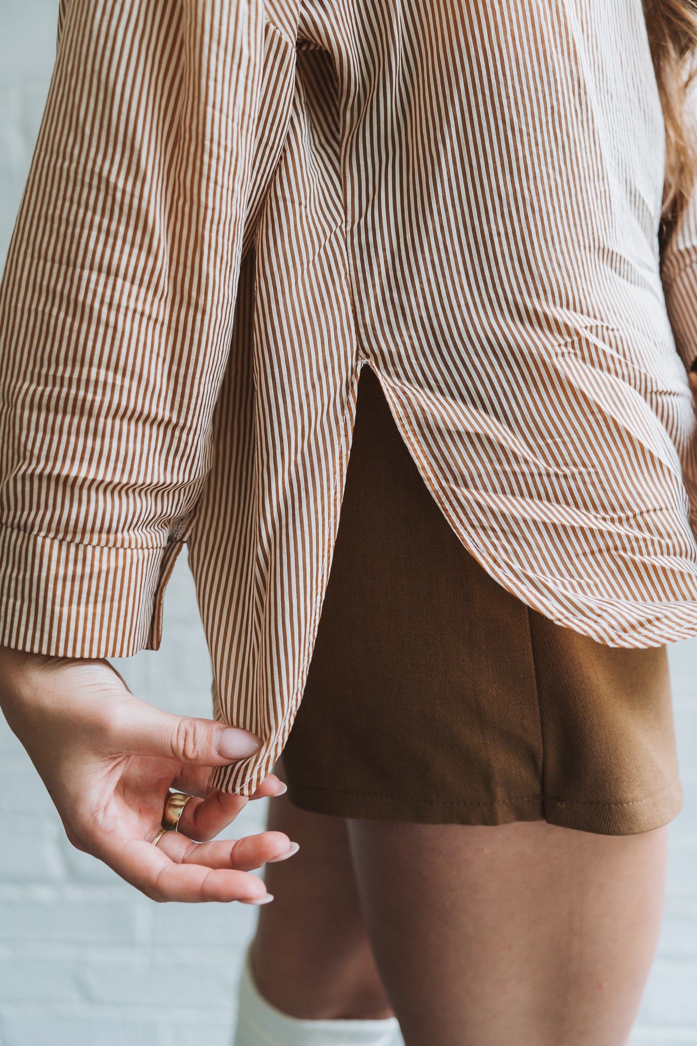 Santorini Blouse Rust