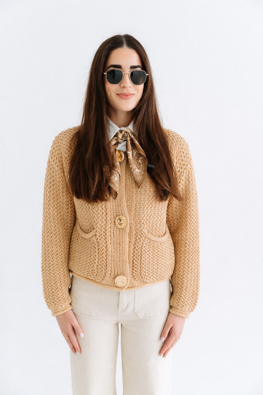 Boho Knit Caramel | Available in Sizes S-L