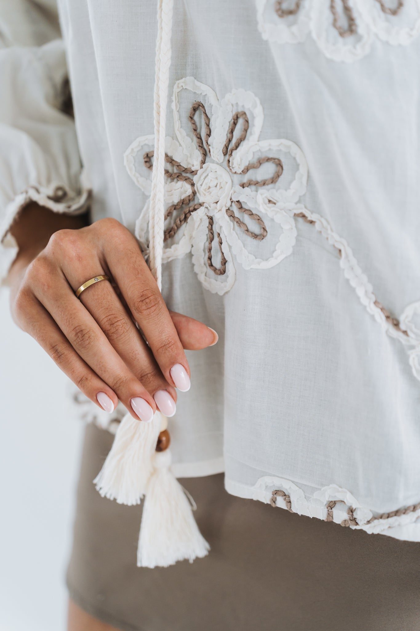 Creme Top | One Size / Fits 32-34