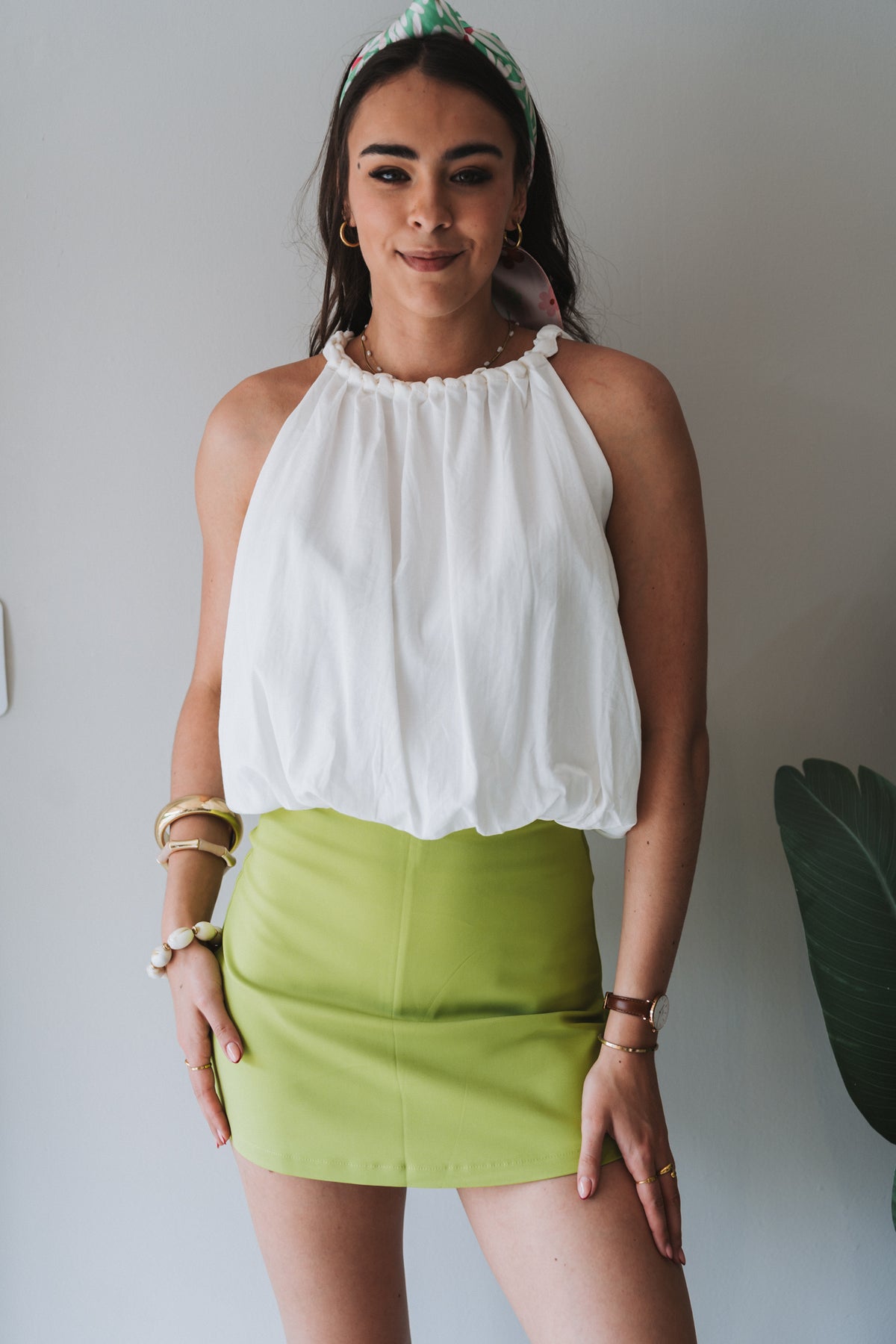 Braided Top White | One Size / Fits 30-34