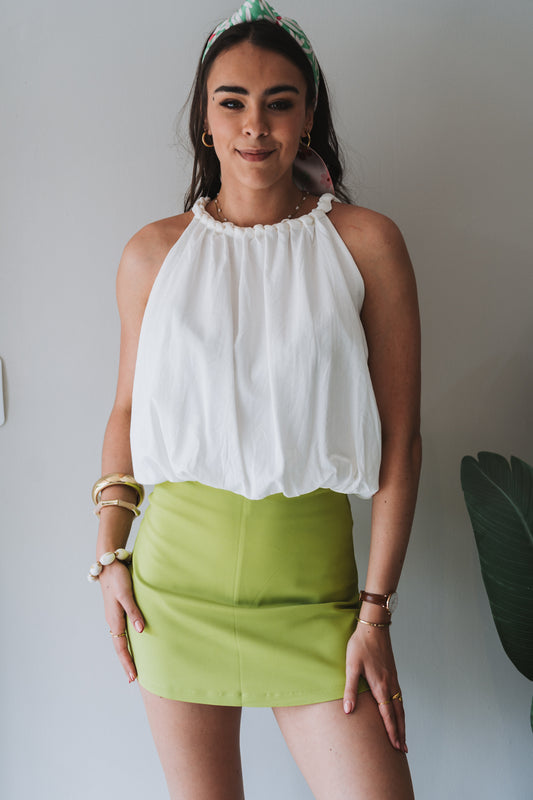 Braided Top White | One Size / Fits 30-34