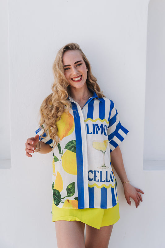 Amalfi Coast Blouse | One Size / Fits 32-38