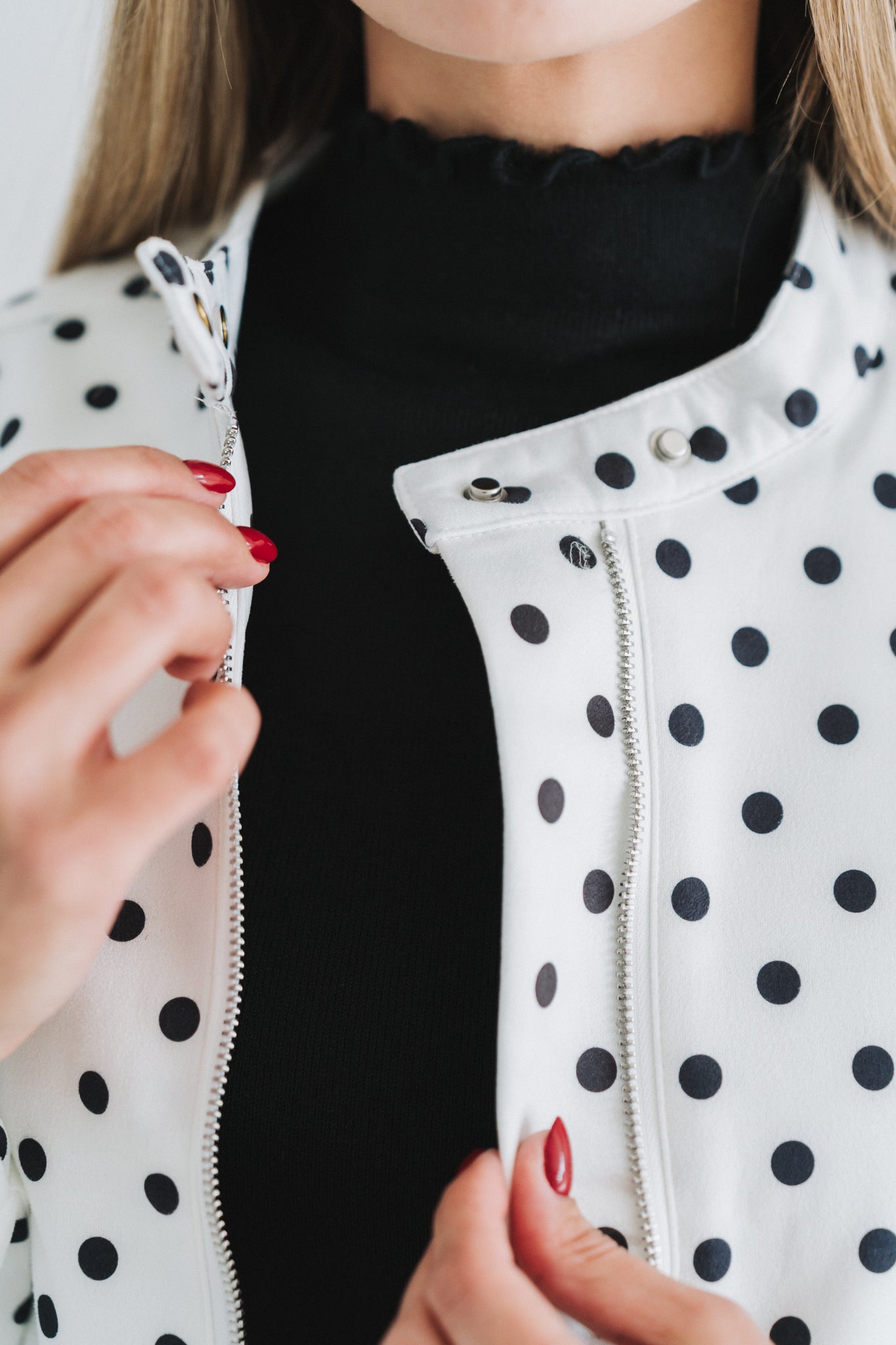 Polka Jacket White | One Size / Fits 30-34